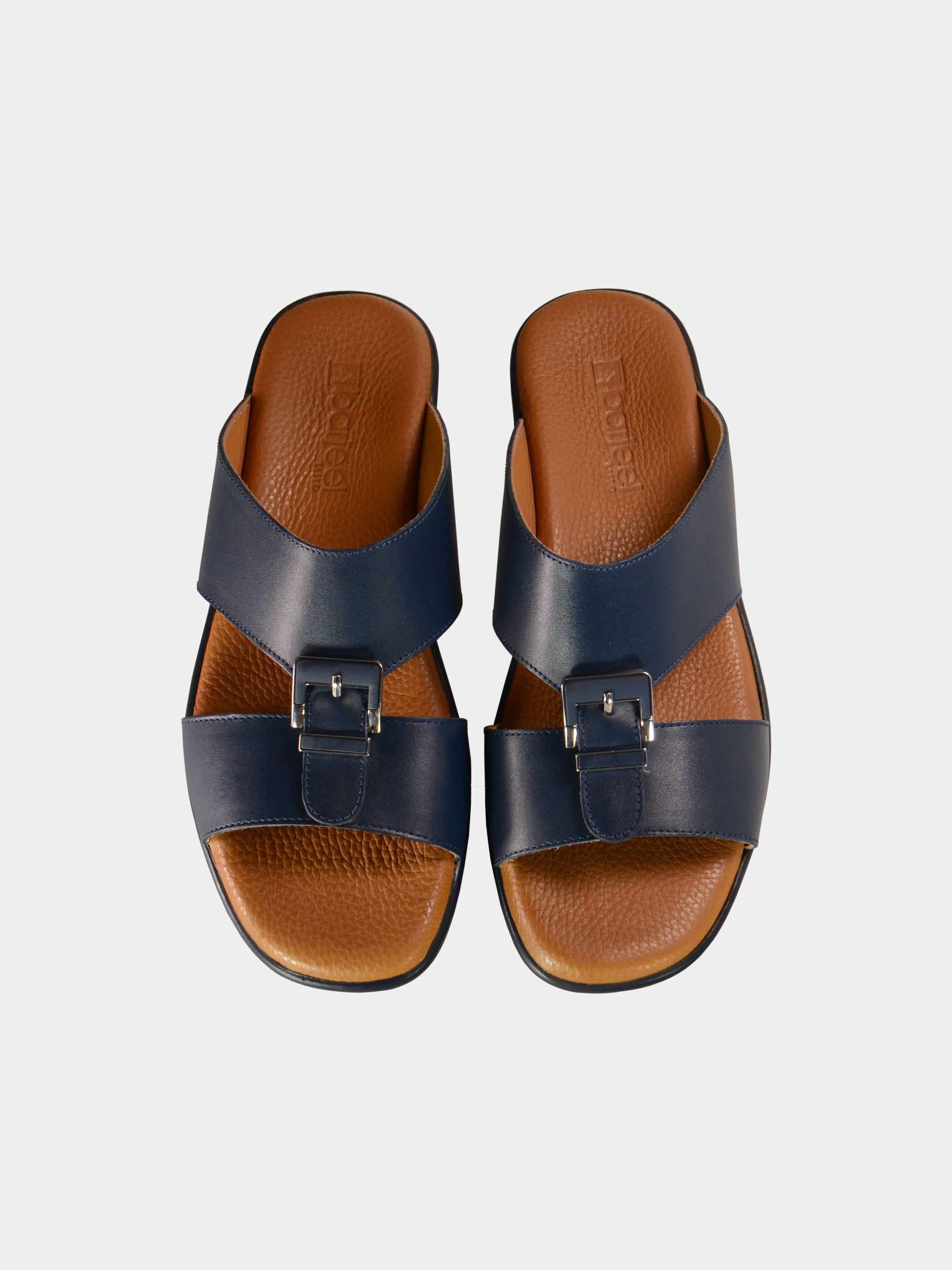 Barjeel Uno BGT-01 Men's Arabic Sandals #color_Navy