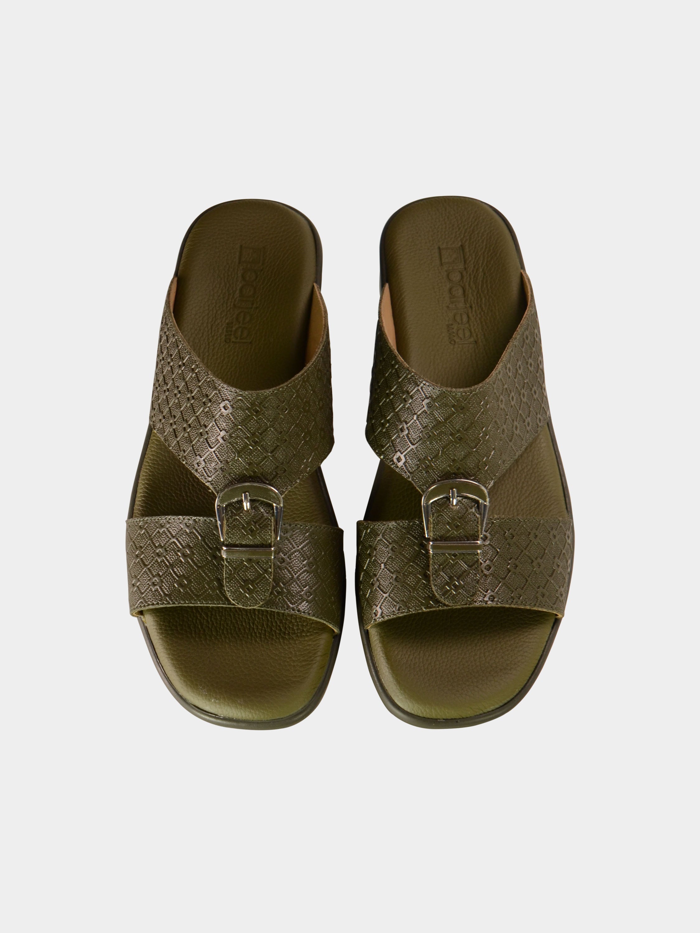 Barjeel Uno BGT-14 Boys Arabic Sandals #color_Green