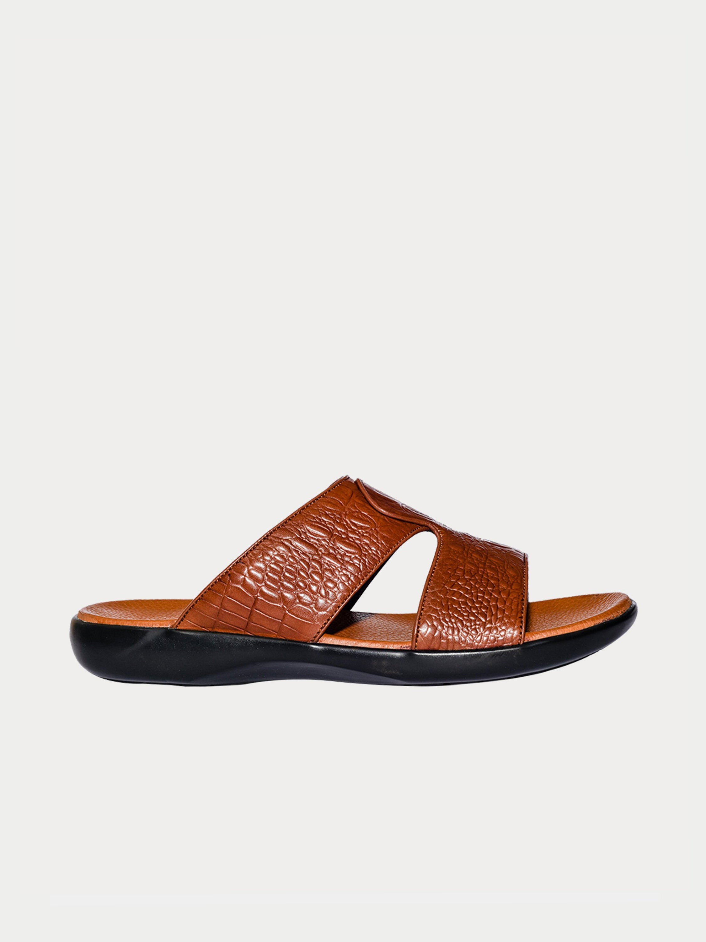 Barjeel Uno 0232410 Men's Chambre Arabic Sandals #color_Brown