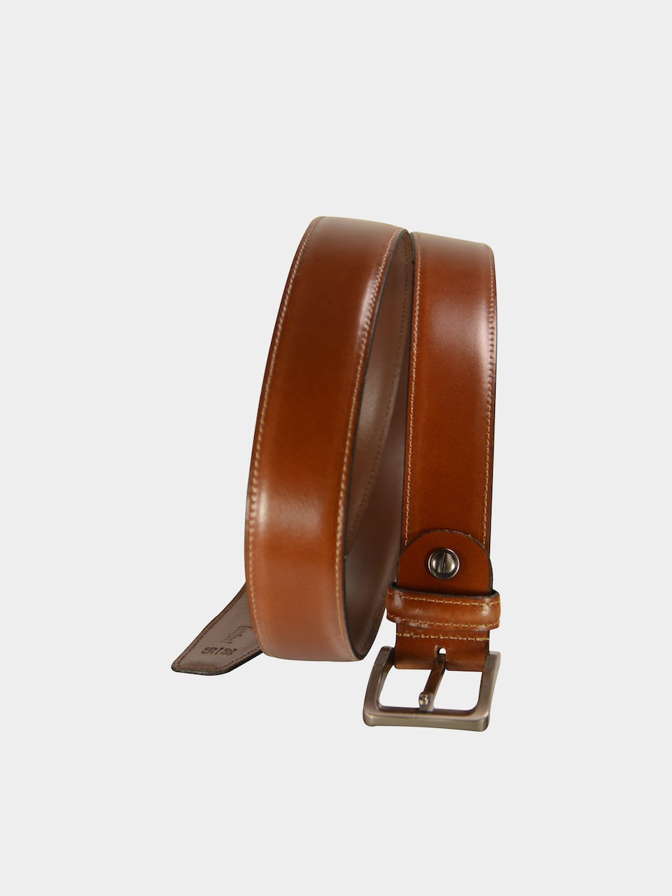 Barjeel Uno Men Slim Belts in Tan Leather