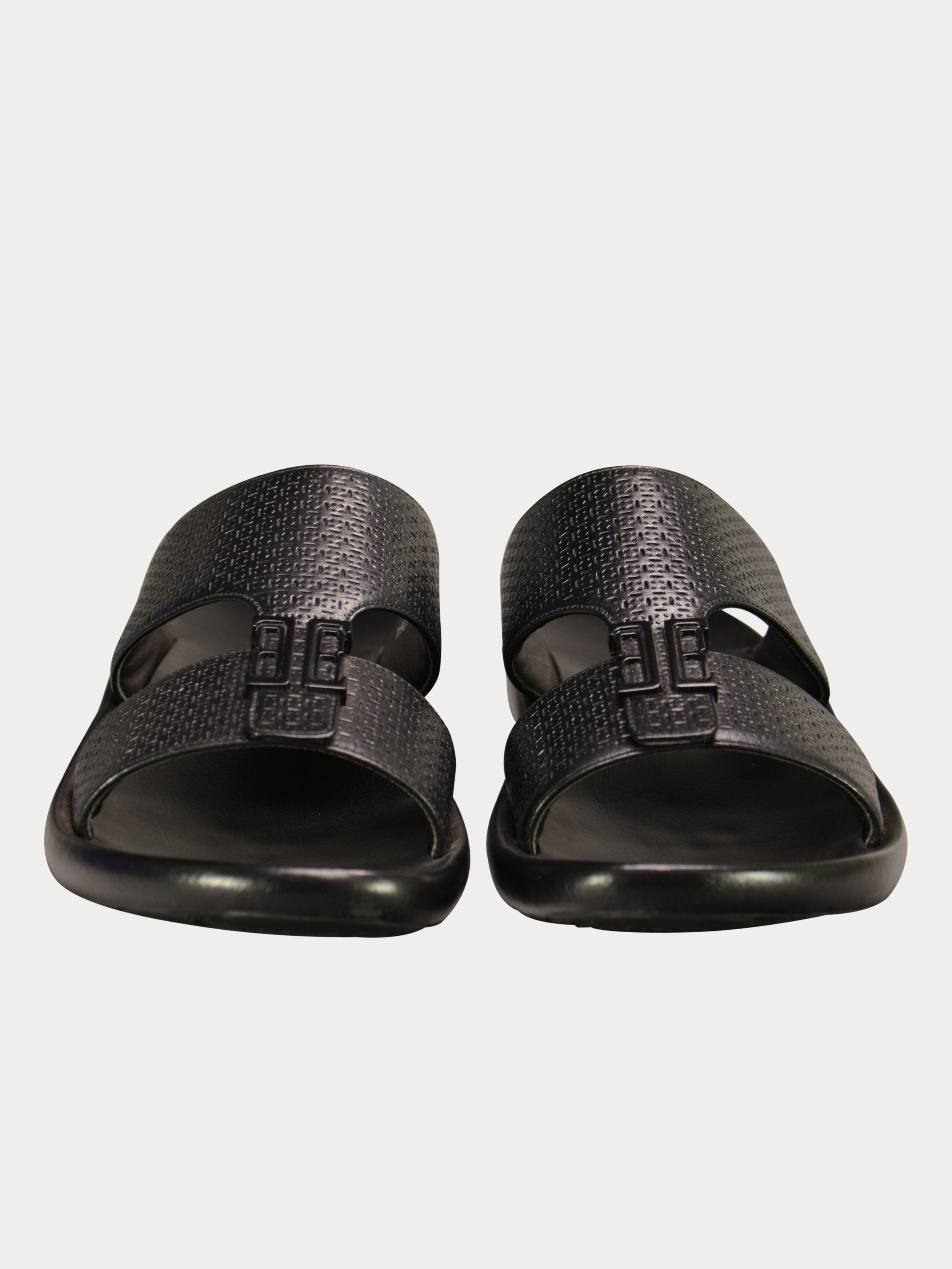 Barjeel Uno 4190940 Square Key Arabic Sandals #color_Black