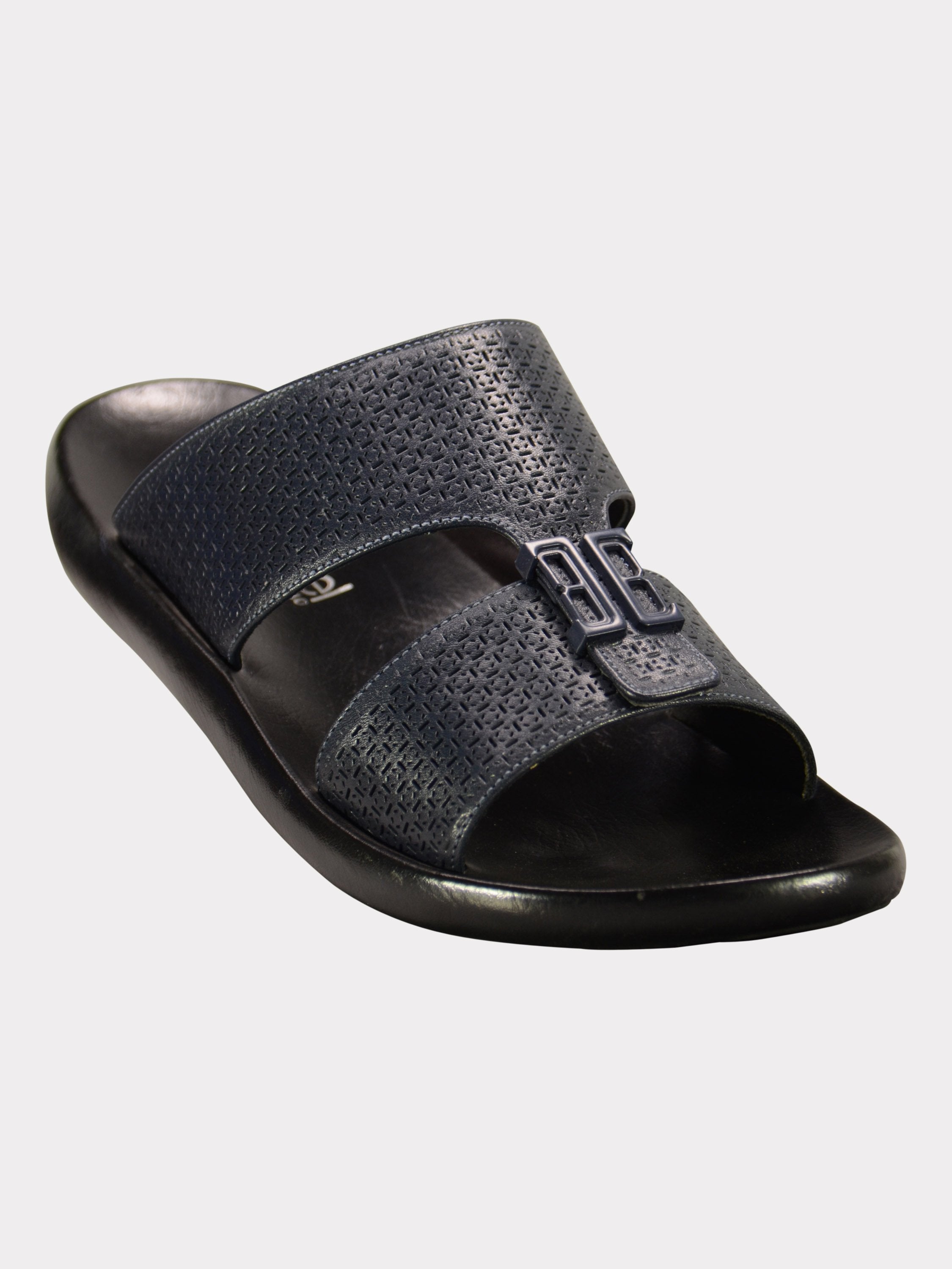 Barjeel Uno 4190940 Square Key Arabic Sandals #color_Navy