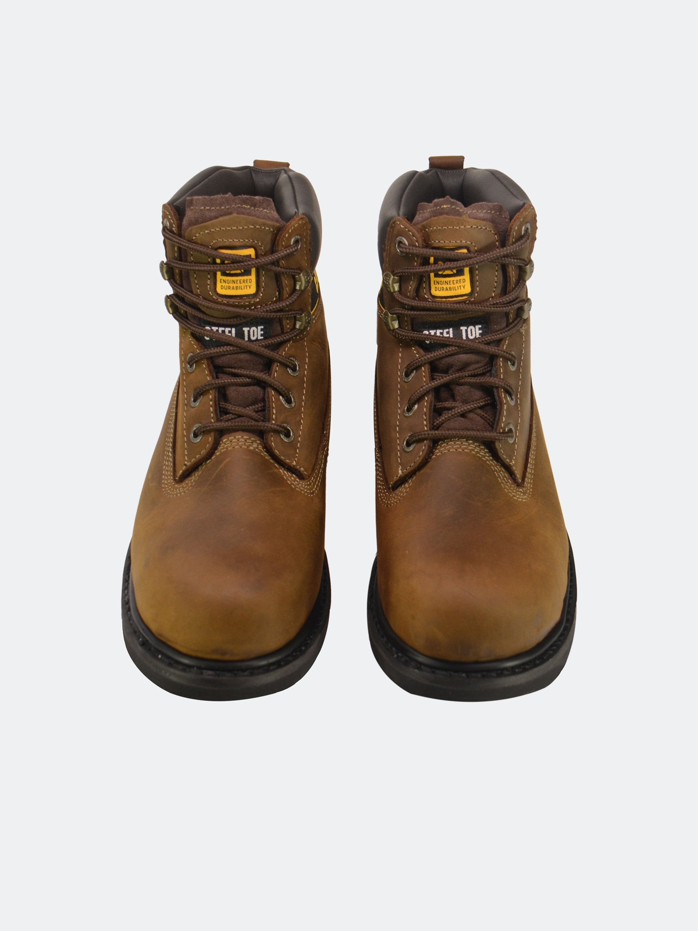 Caterpillar Men's Holton Steel Toe S3 HRO SRC Work Boot #color_Brown