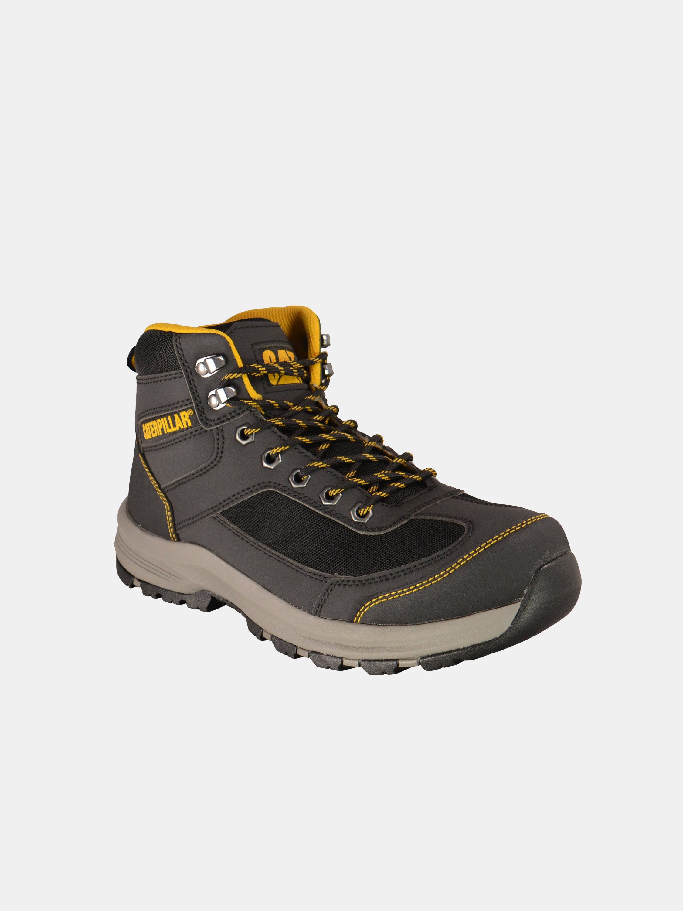 Caterpillar Men's Elmore Mid Steel Toe S1P Work Boot #color_Grey
