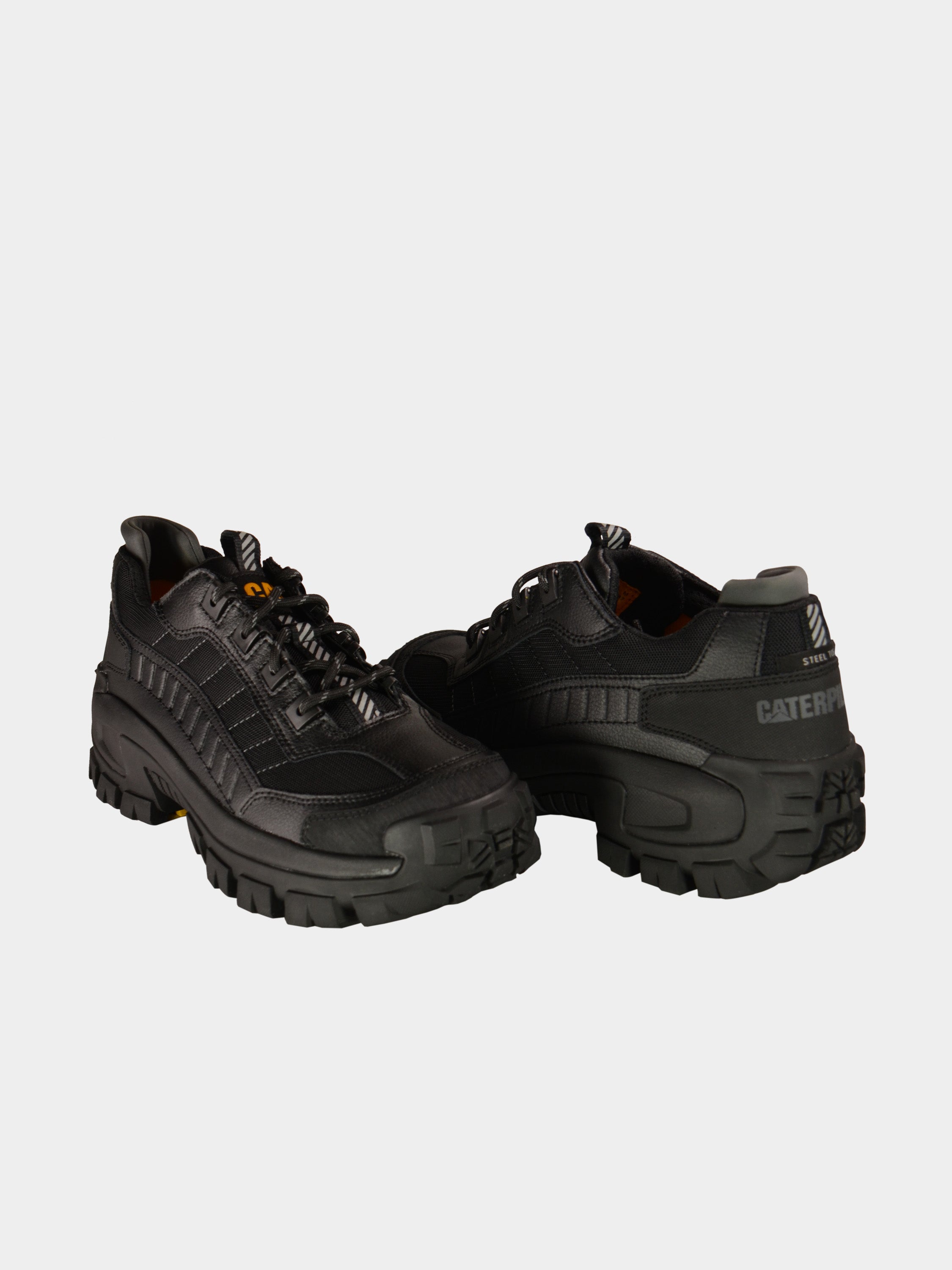 Caterpillar Men's Invader Steel Toe Work Shoe #color_Black