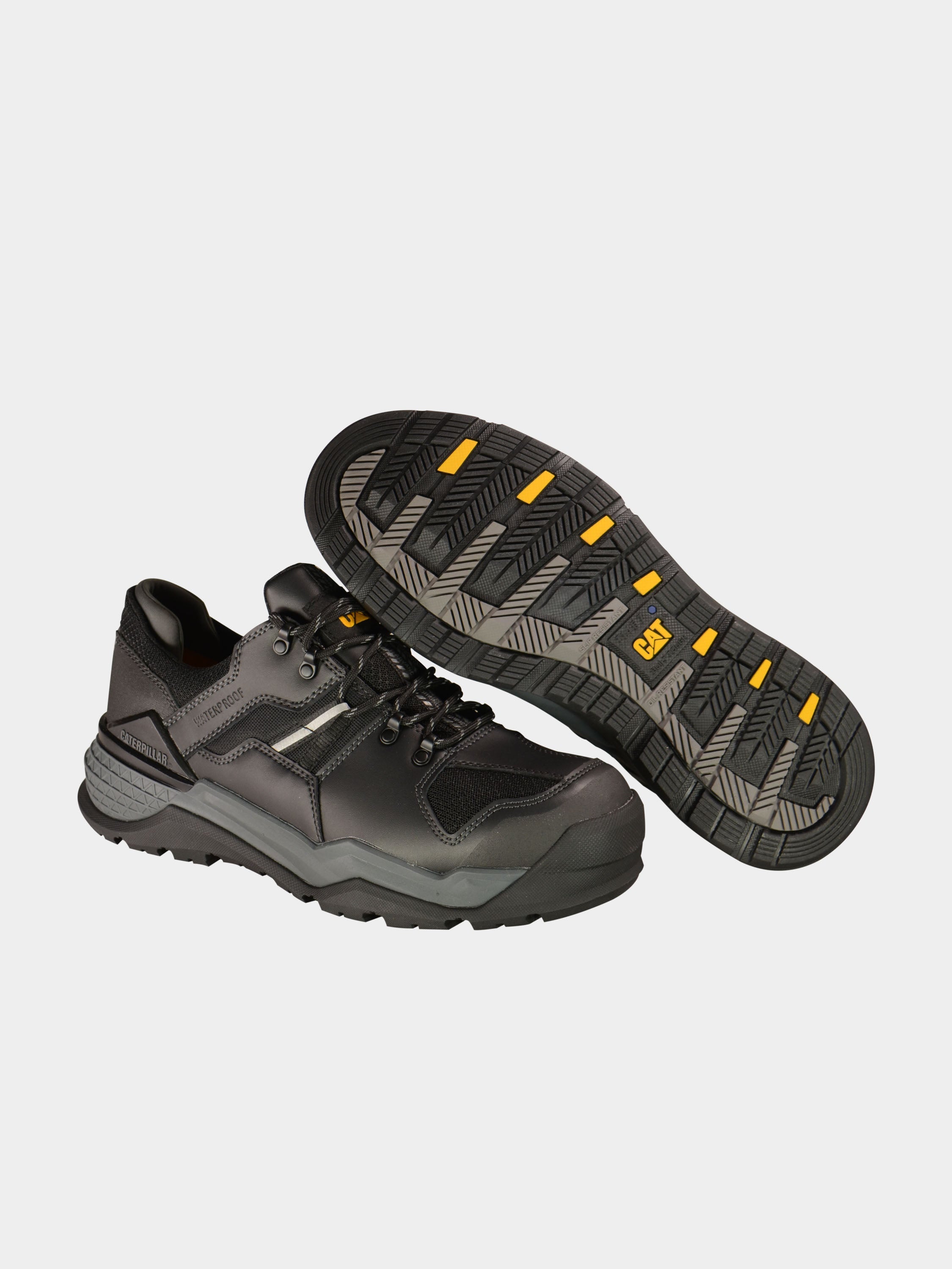 Caterpillar Men's Provoke Lo Waterproof Alloy Toe Work Shoe #color_Black