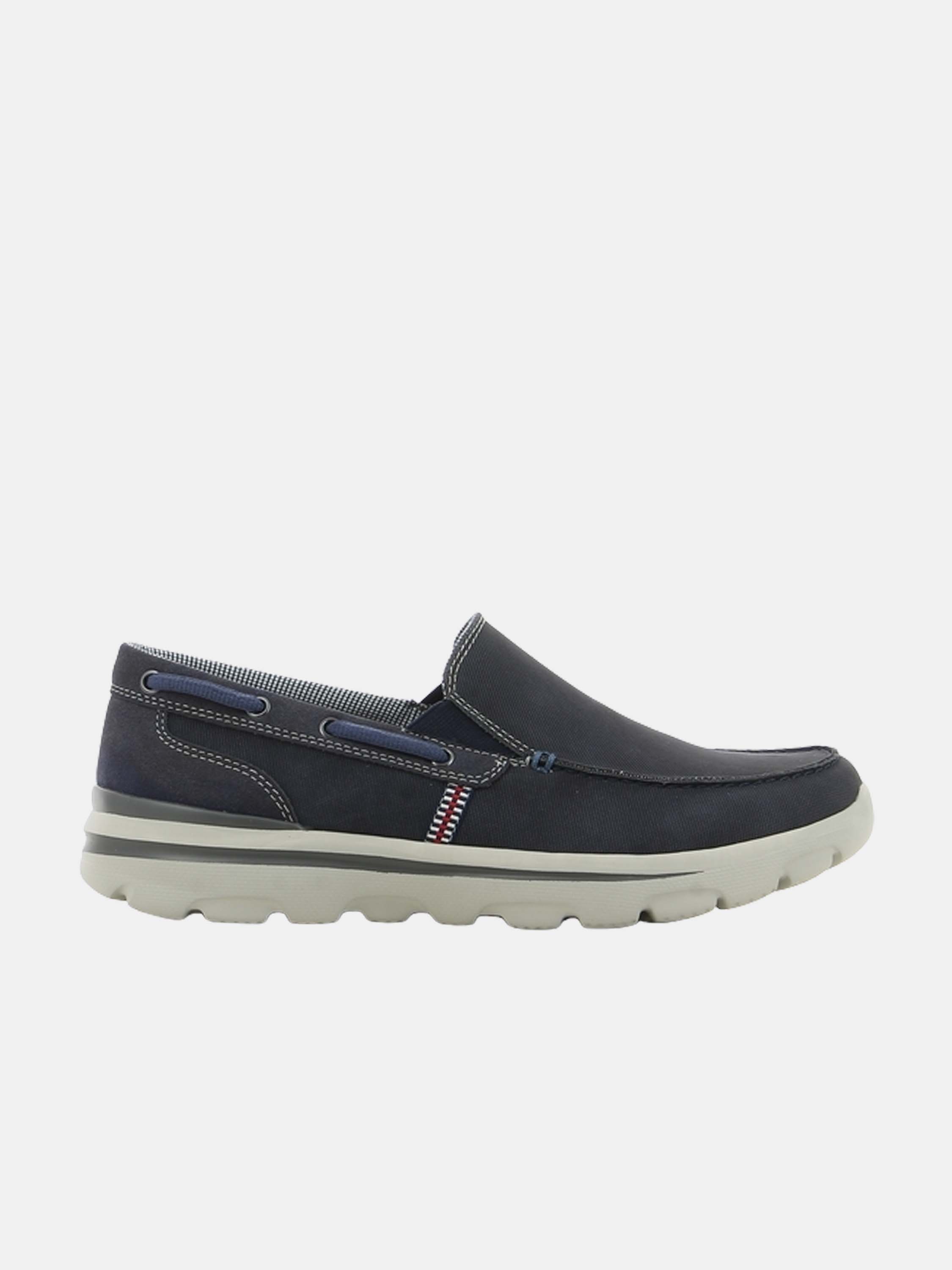 Sprox Men's Navy Slip On Shoes #color_Navy