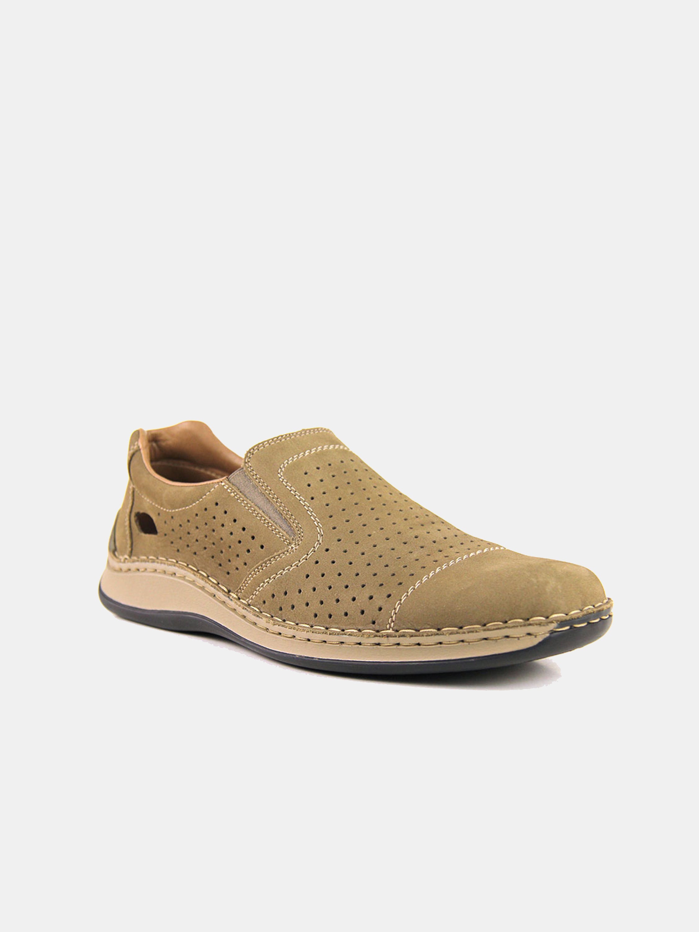Rieker 05286 Men's Slip On Shoes #color_Brown