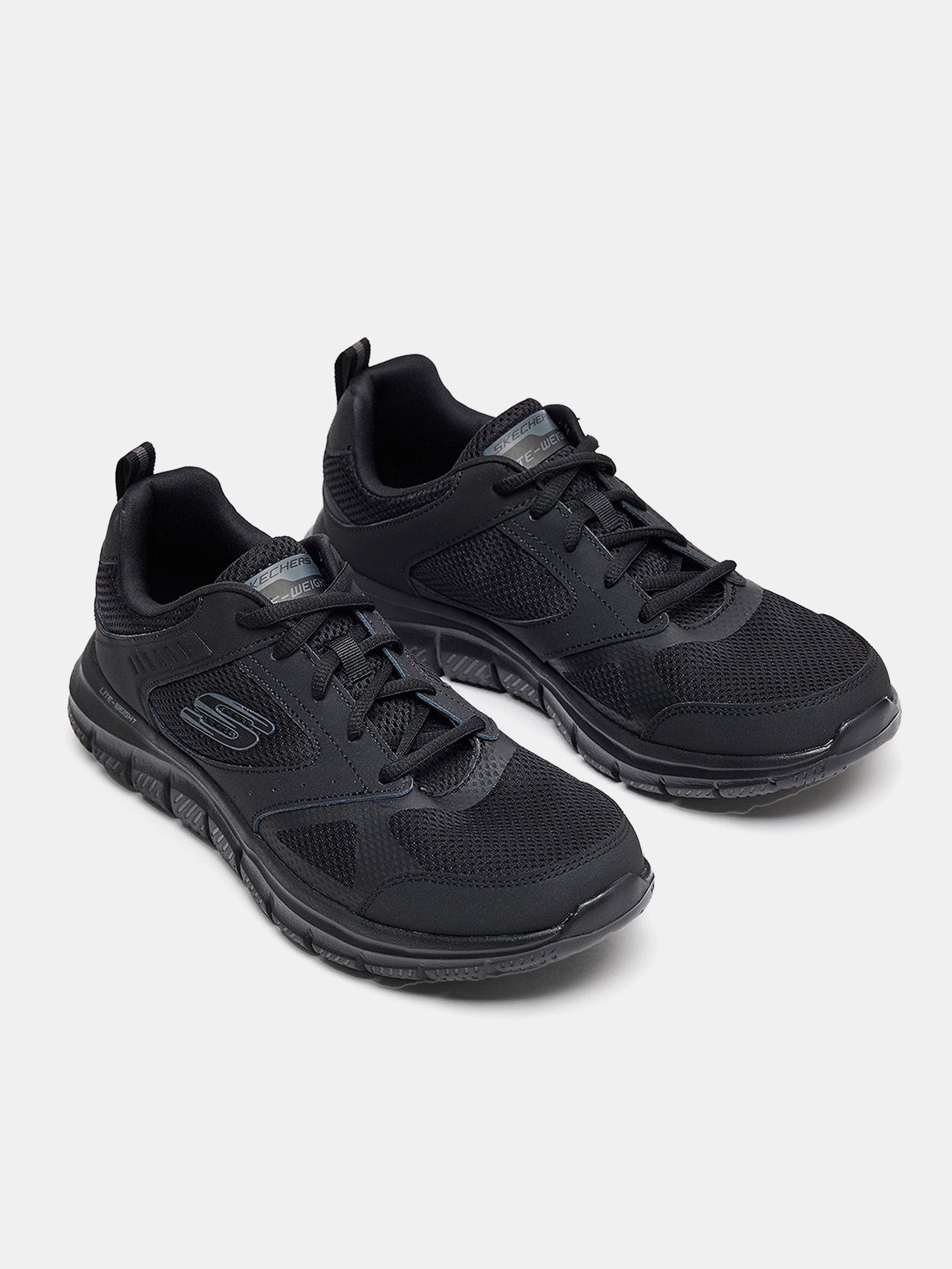 Skechers Men's Track - Syntac Trainers #color_Black