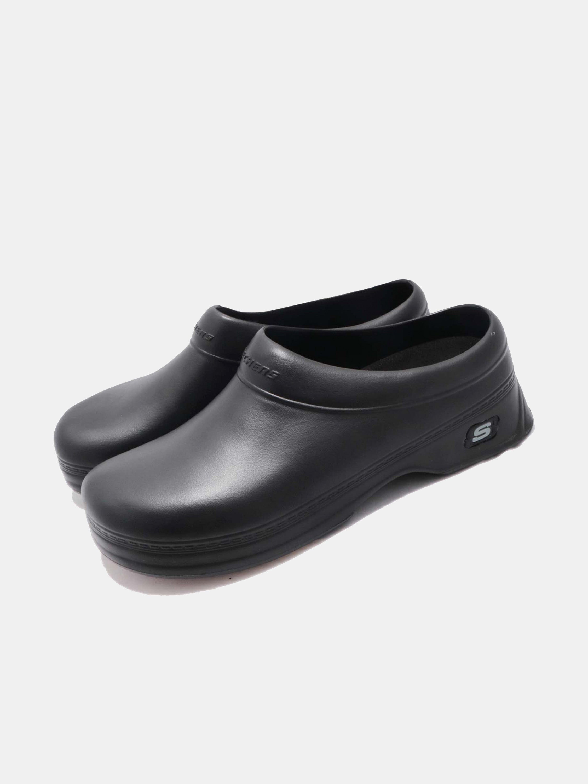 Skechers for work shop men's balder clog