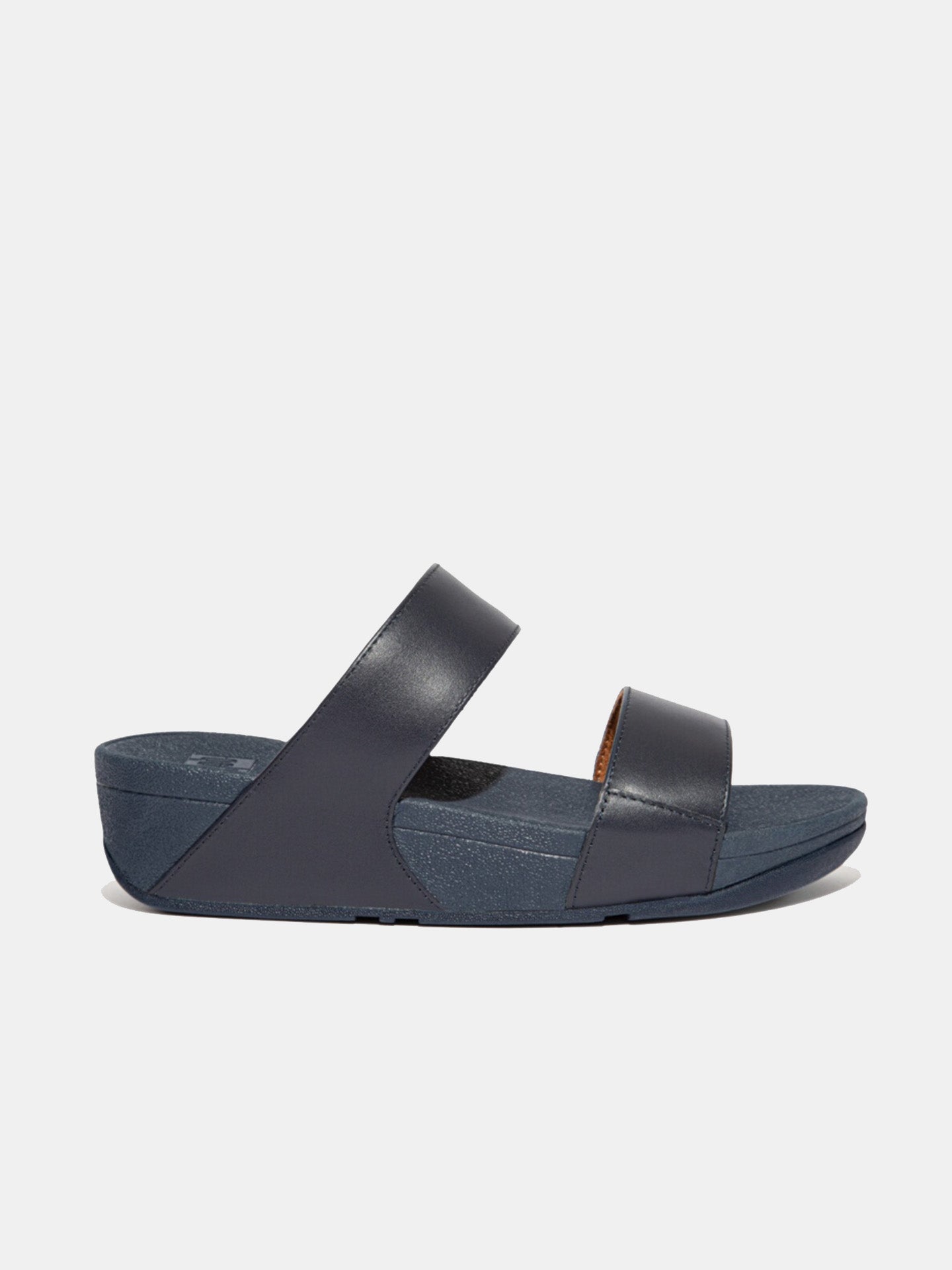 Fitflop Women's Lulu Leather Slides #color_Navy