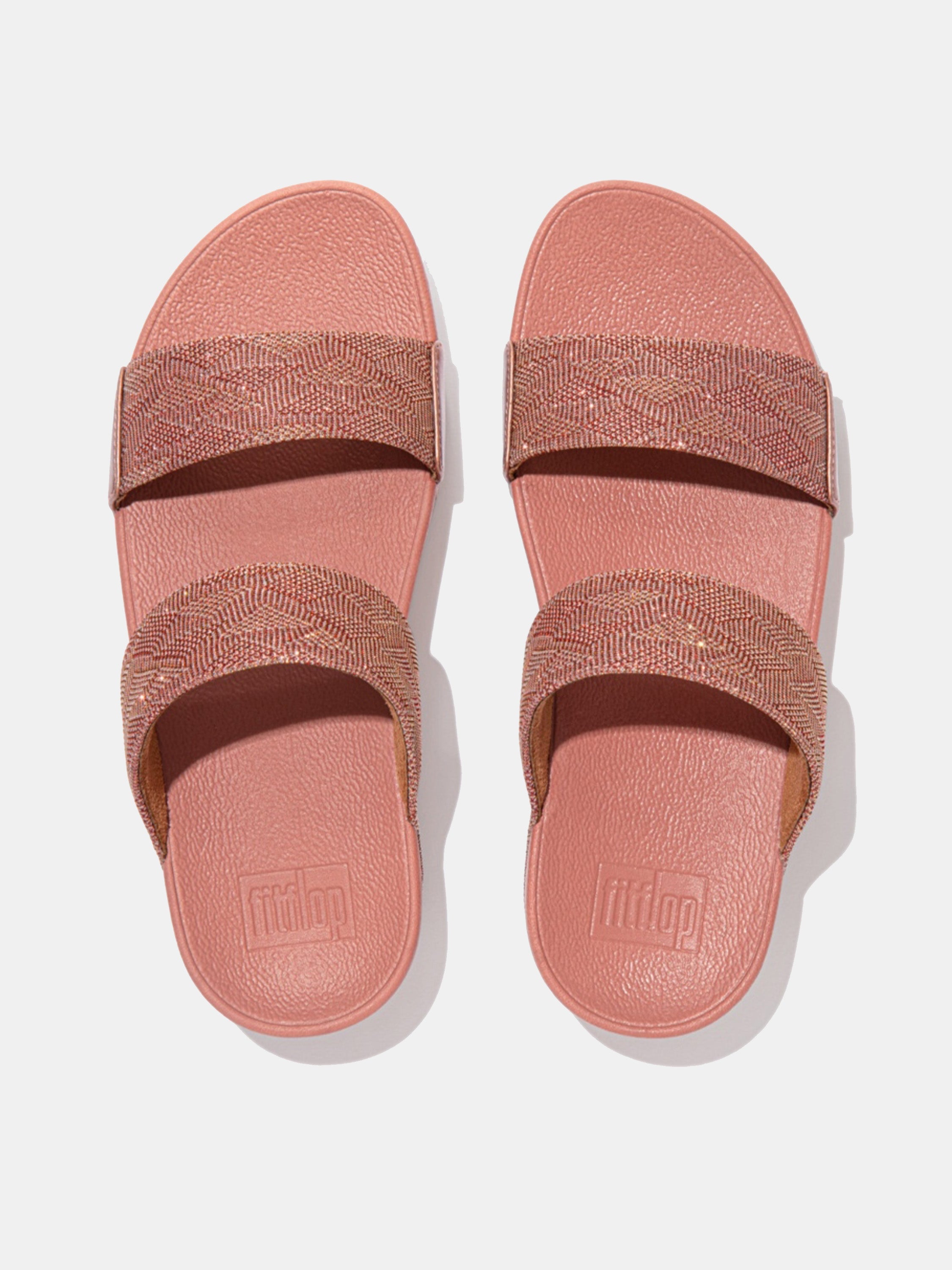 Fitflop Lulu Women's Glitz Slides #color_Pink