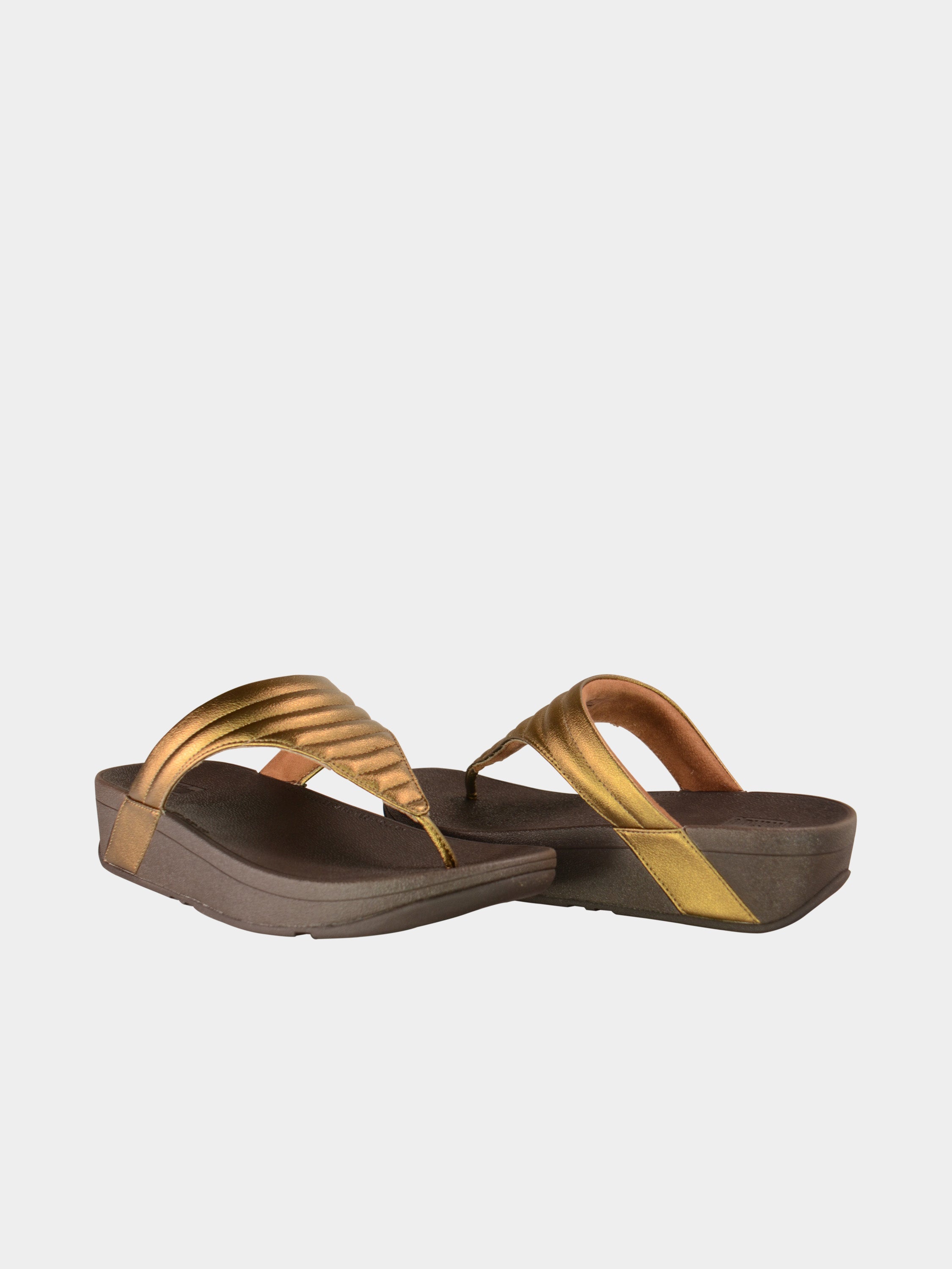 Fitflop Women Lottie Padded Toe-post Slides #color_Brown