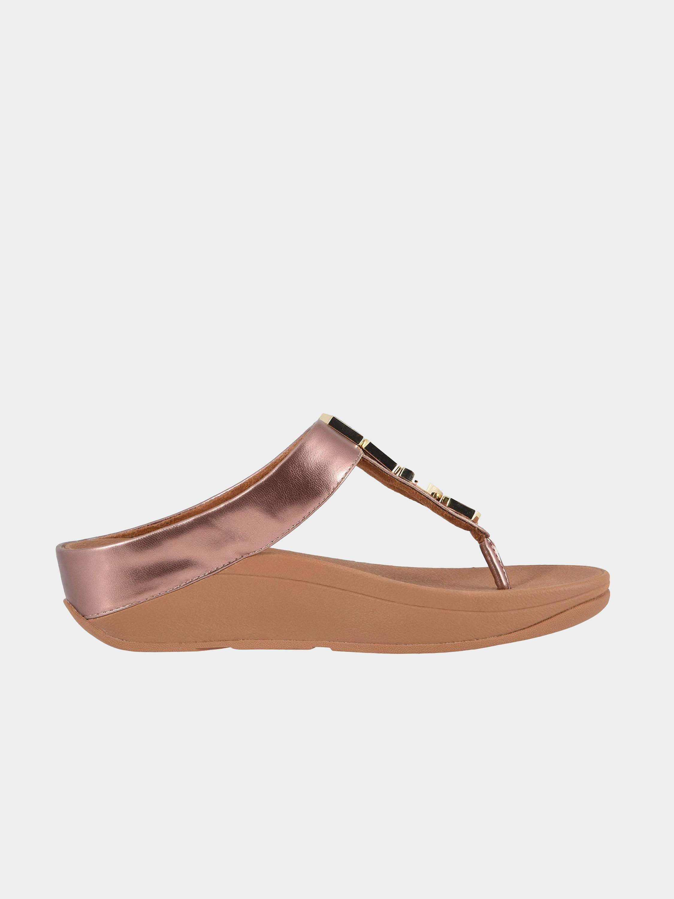 Fitflop Women's Fino Shellstone Sandals #color_Gold