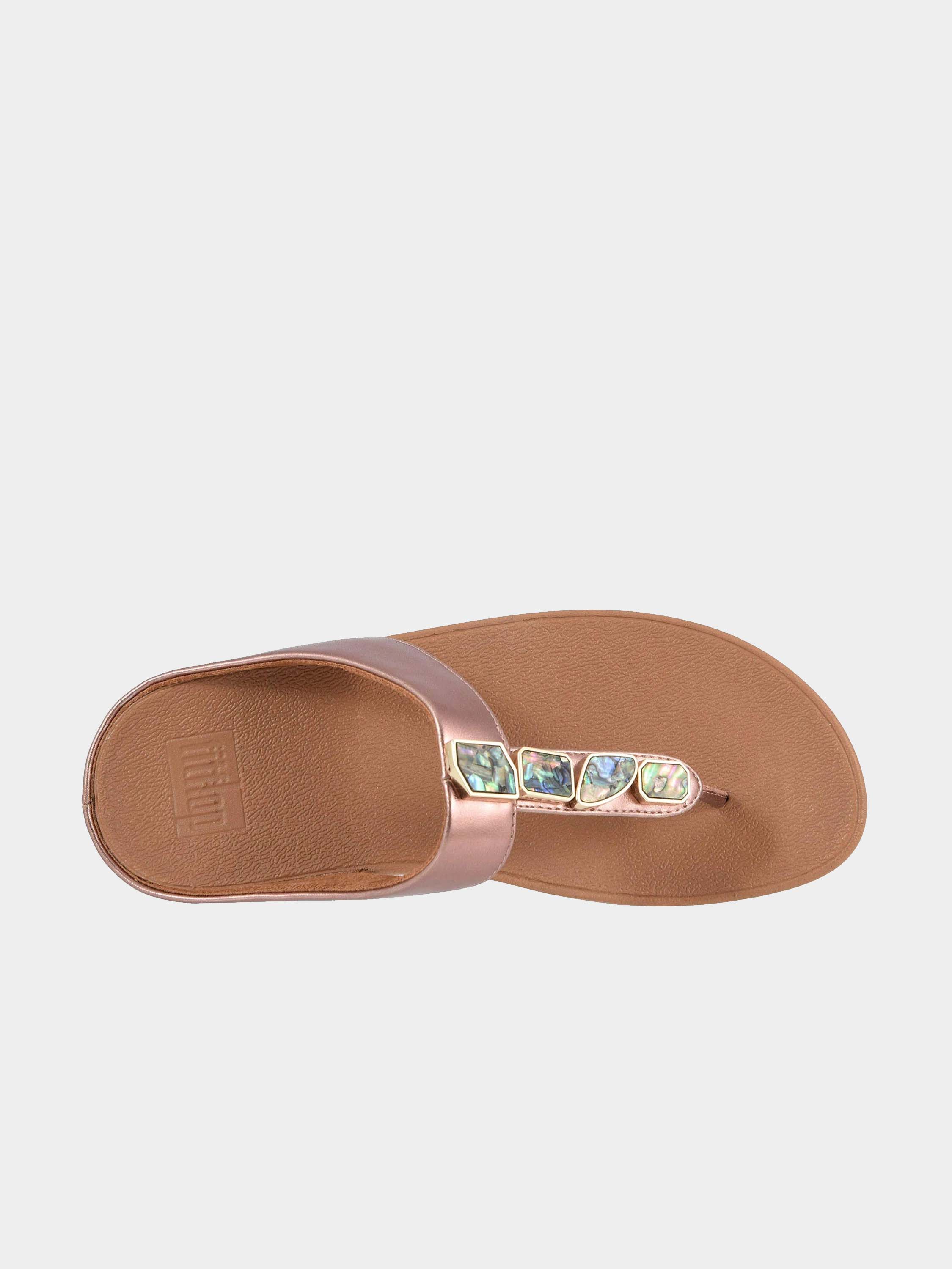Fitflop Women's Fino Shellstone Sandals #color_Gold