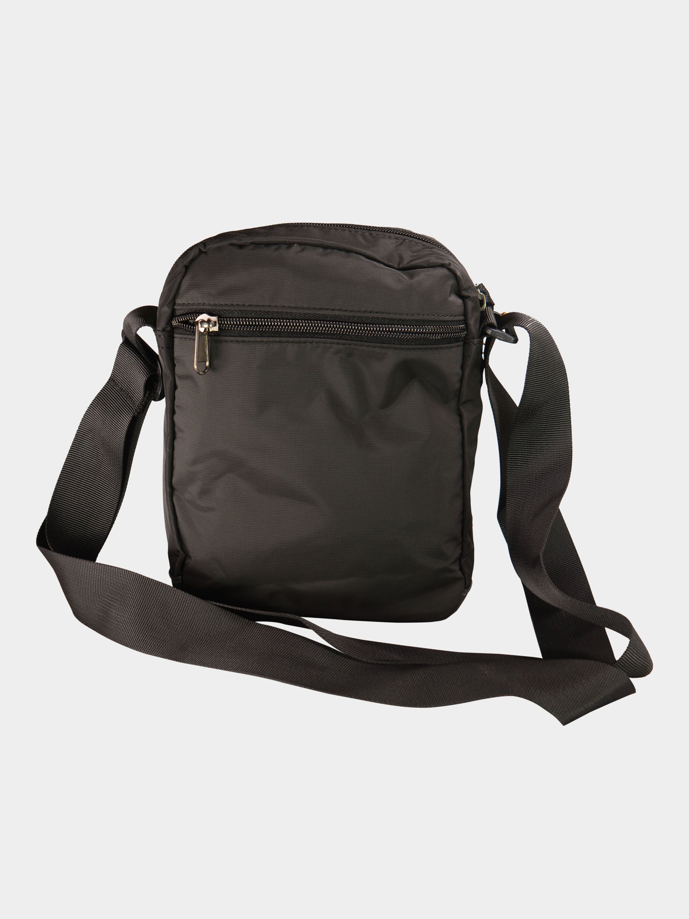 Fouvor Unisex Shoulder Bags in Black Textile