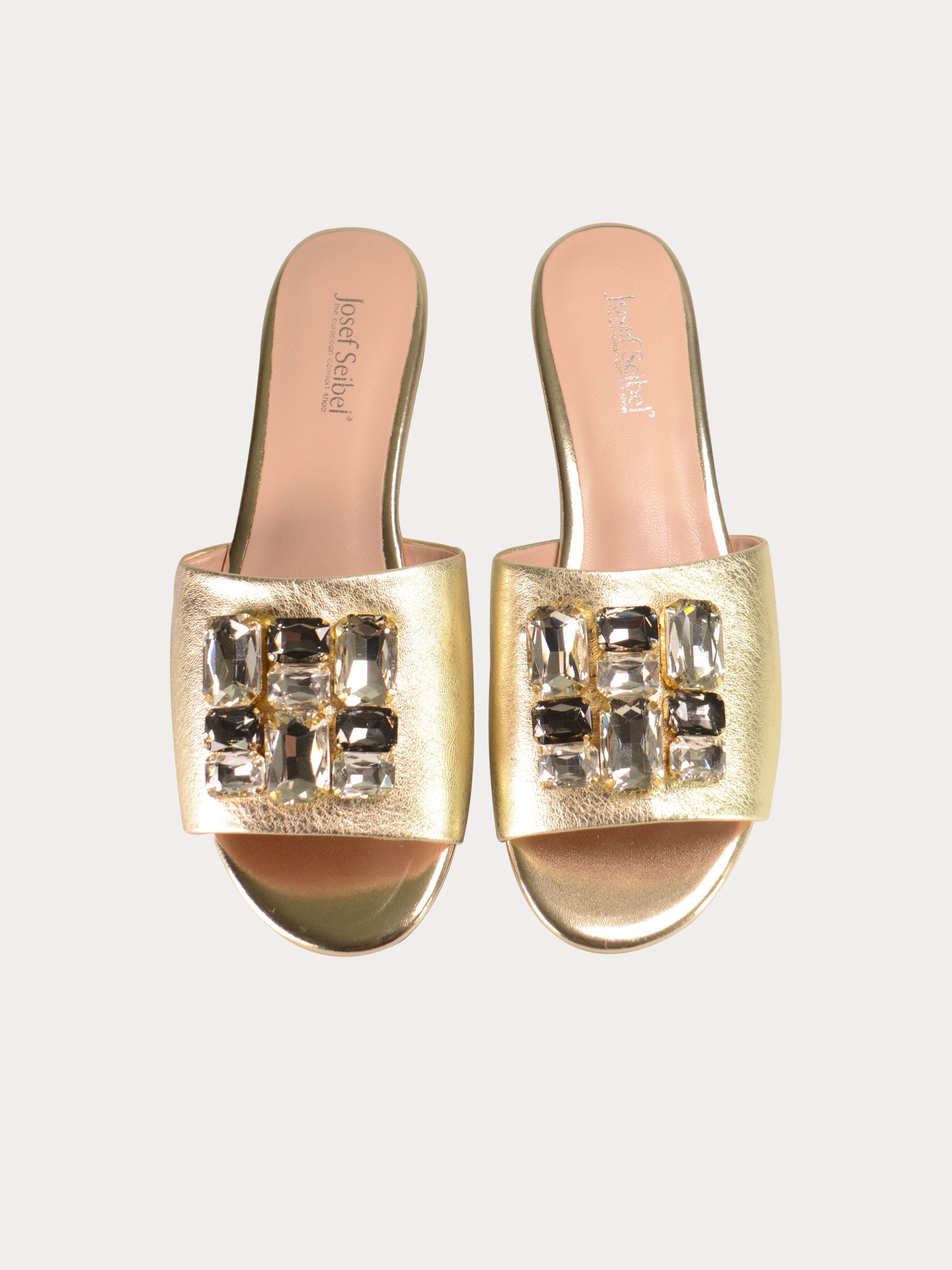 Josef Seibel Emerald Buckle Women Sandals #color_Gold