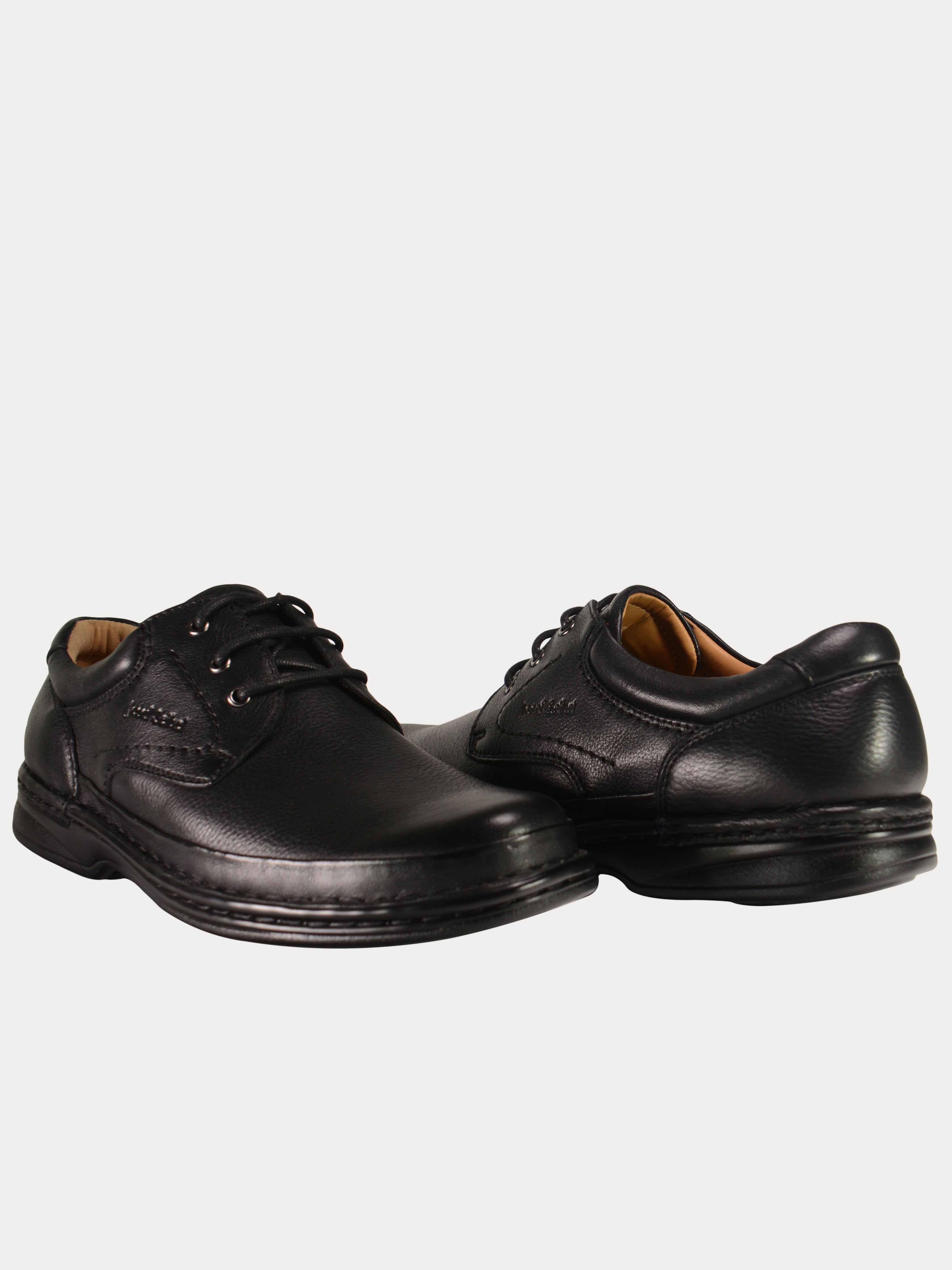 Josef Seibel 091392 Men's Leather Shoes #color_Black