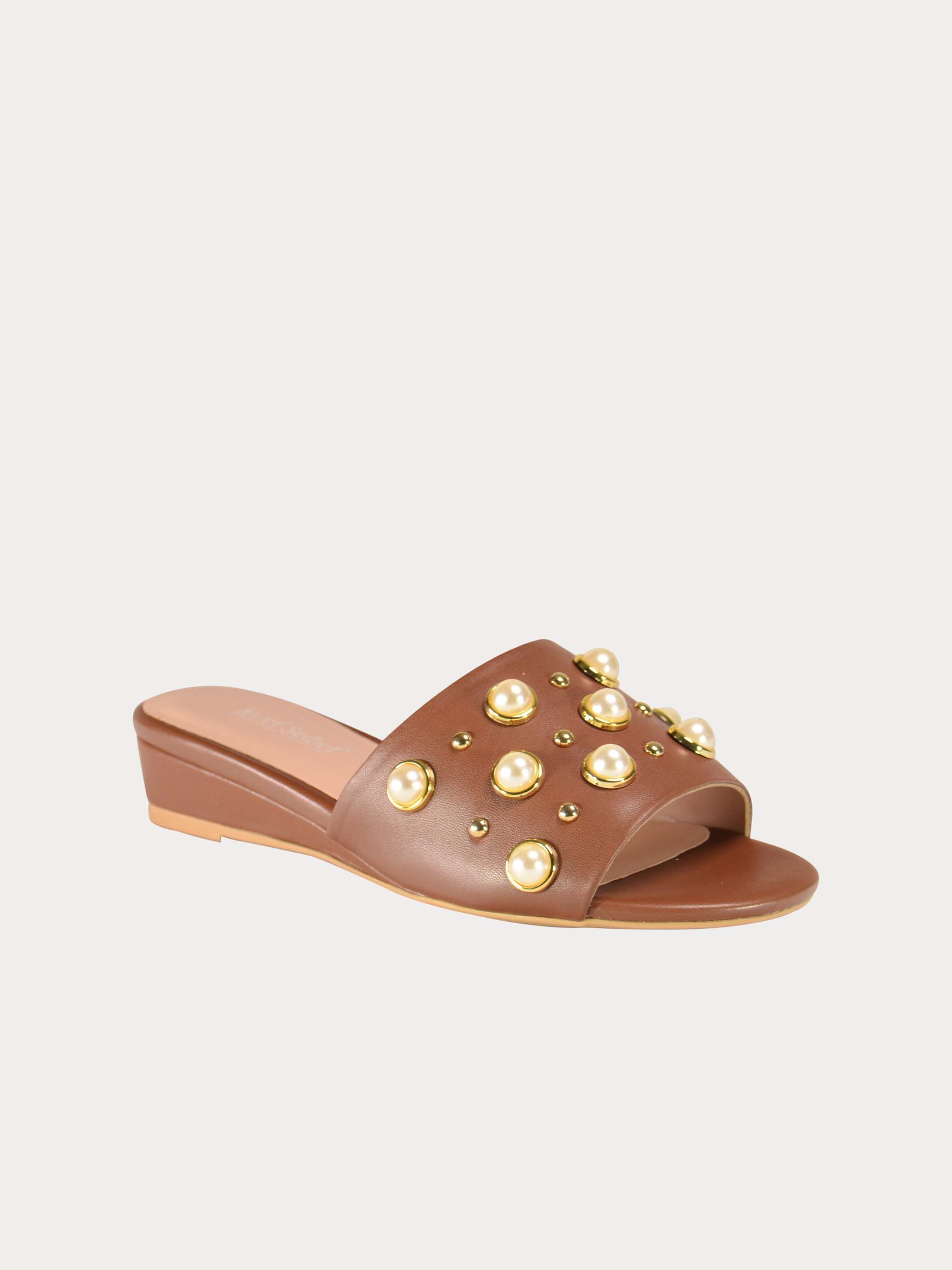 Josef Seibel Ornamental Pearl Sandals #color_Brown