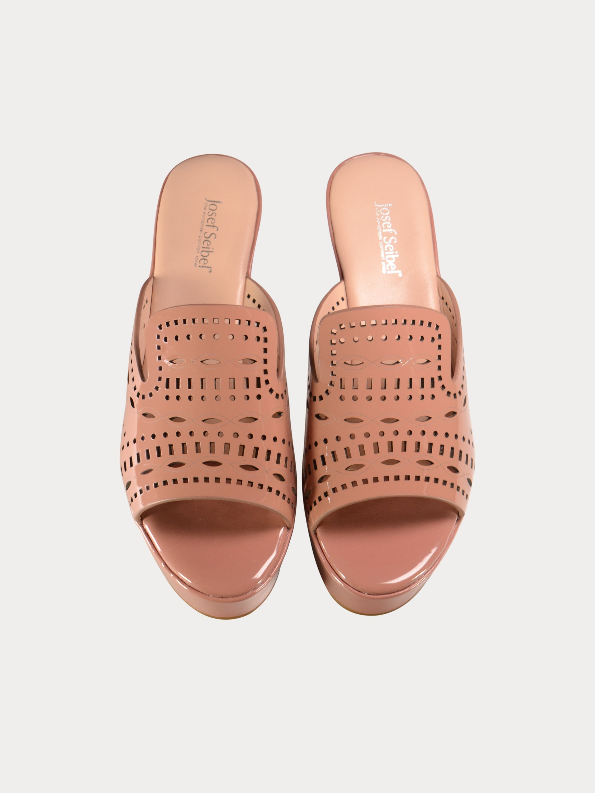Josef Seibel Toile Platform Leather Sandals #color_Pink