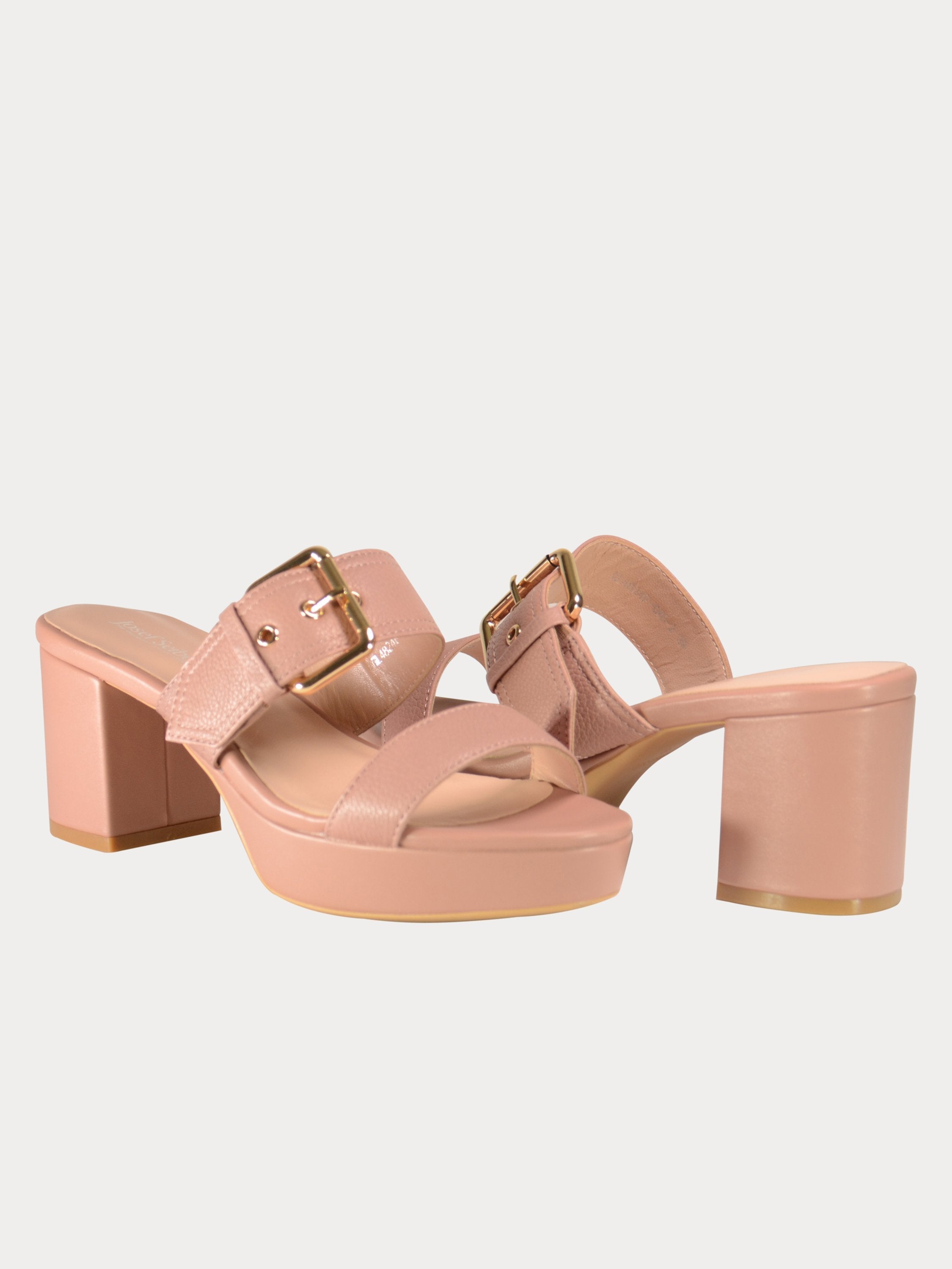 Josef Seibel Women Buckle Strap Heels #color_Pink
