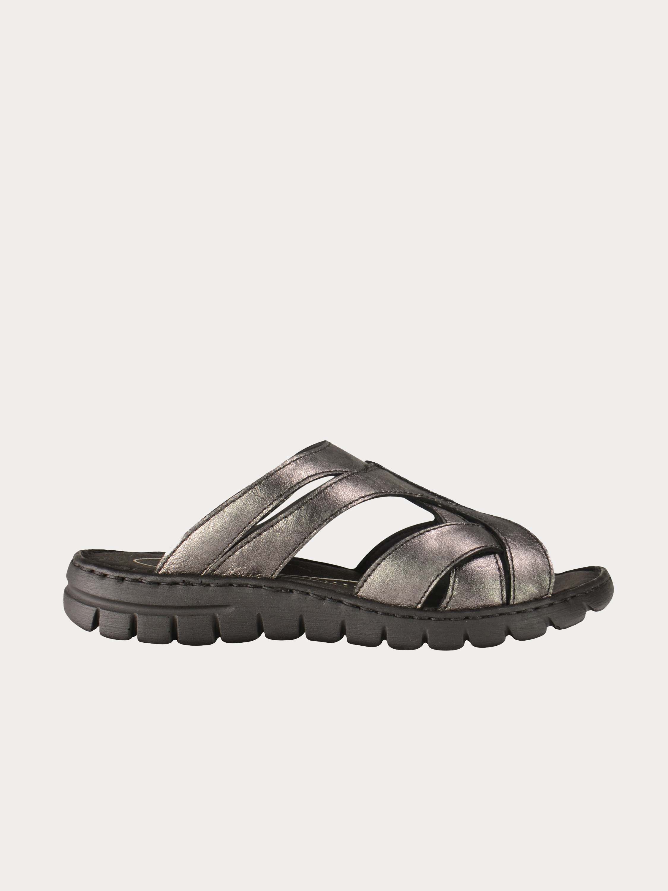 Josef Seibel Women Grey Slider Sandals #color_Grey