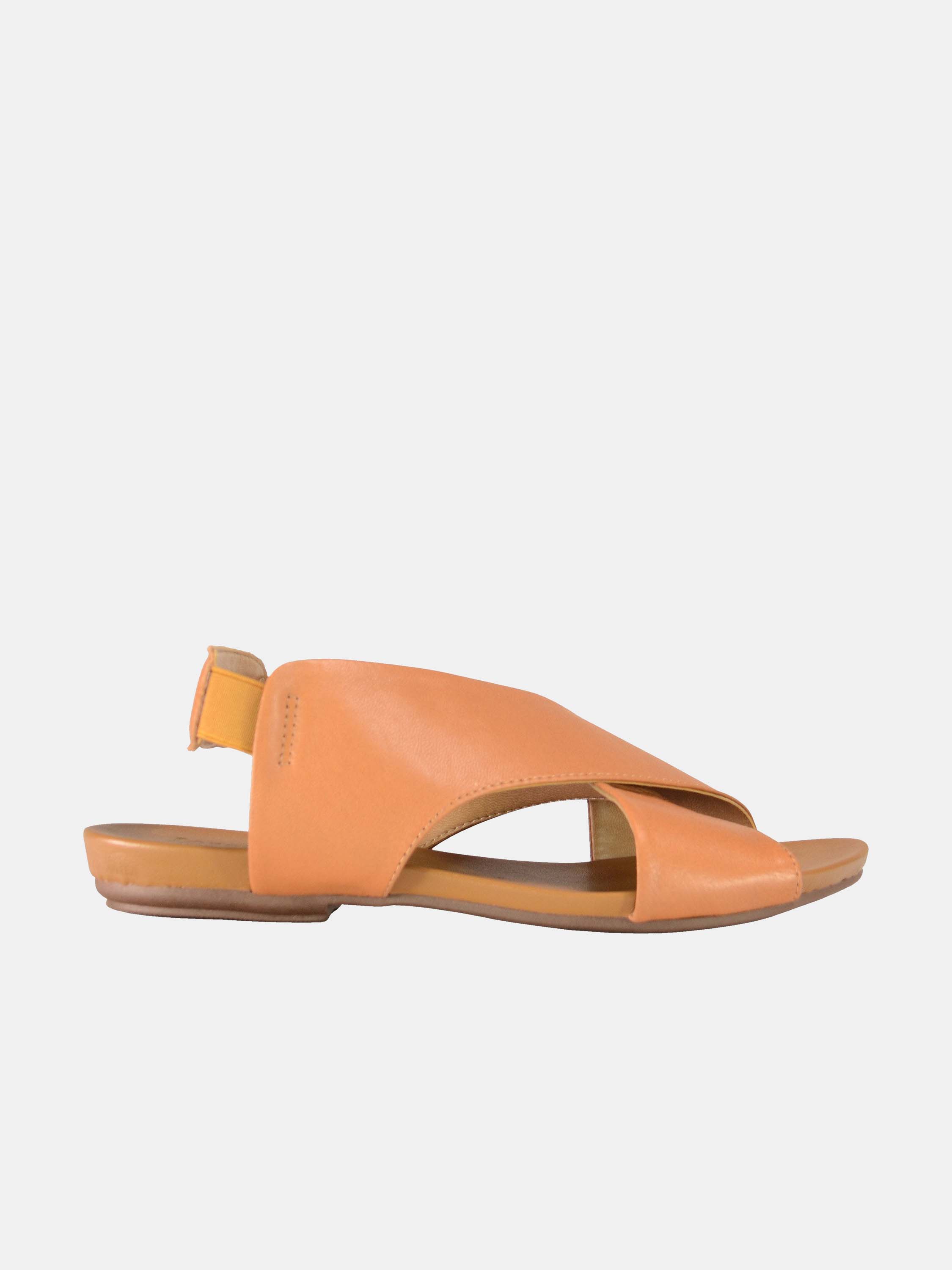 Josef Seibel Women's Back Strap Leather Sandals #color_Brown