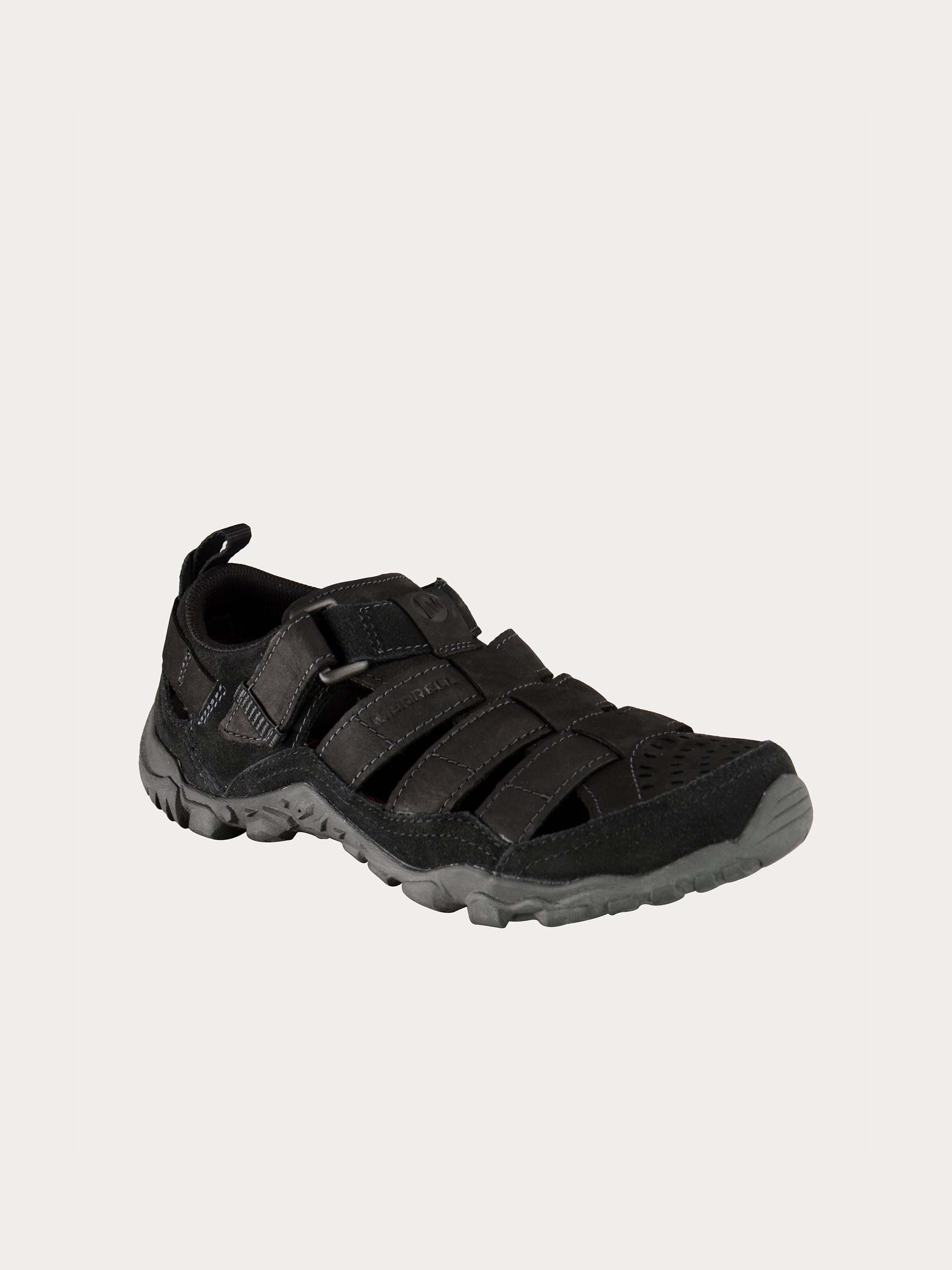Merrell Men's Telluride Wrap Sandals #color_Black