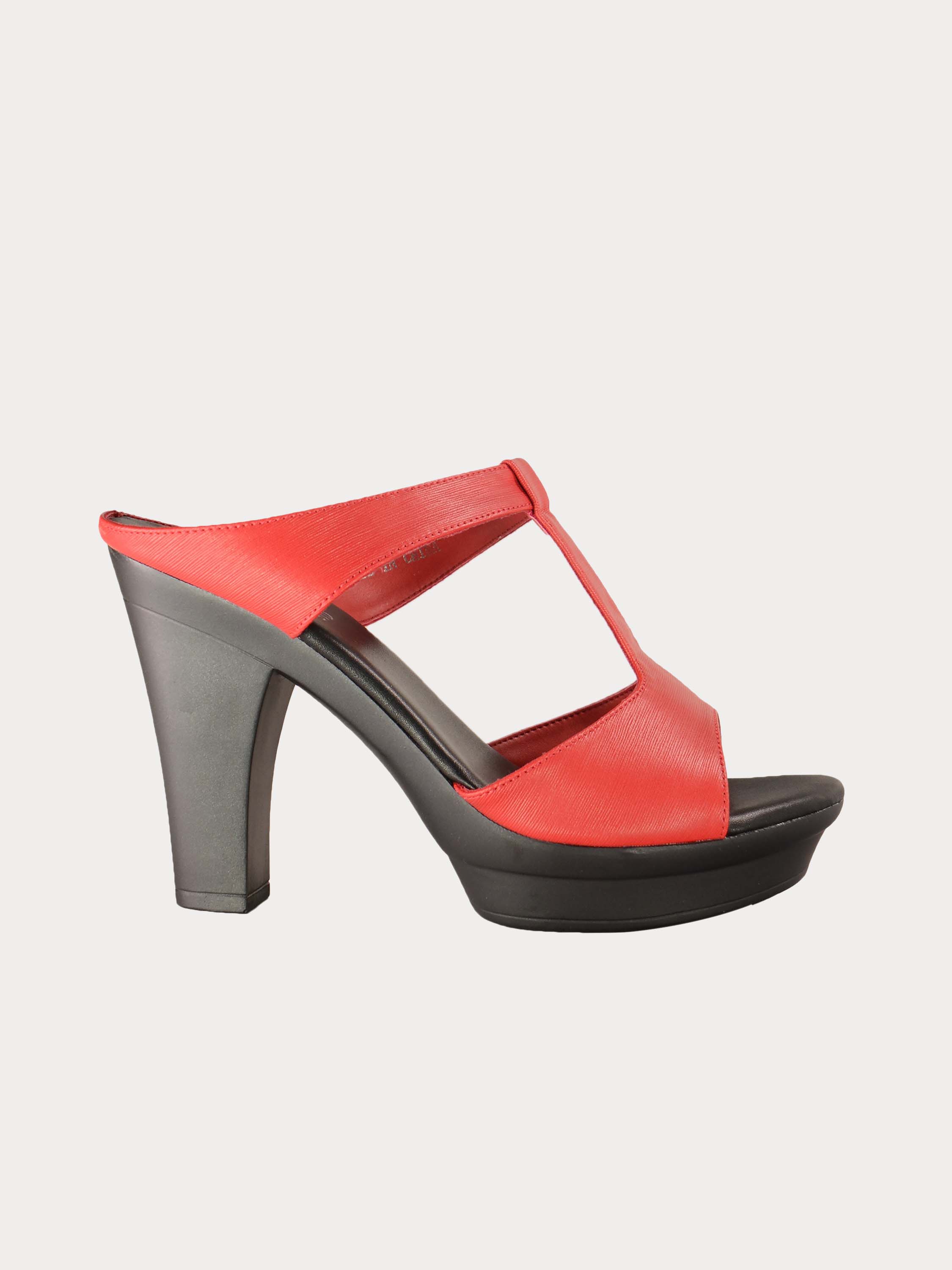 Michelle Morgan 414A7215 Anelize Heeled Sandals #color_Red