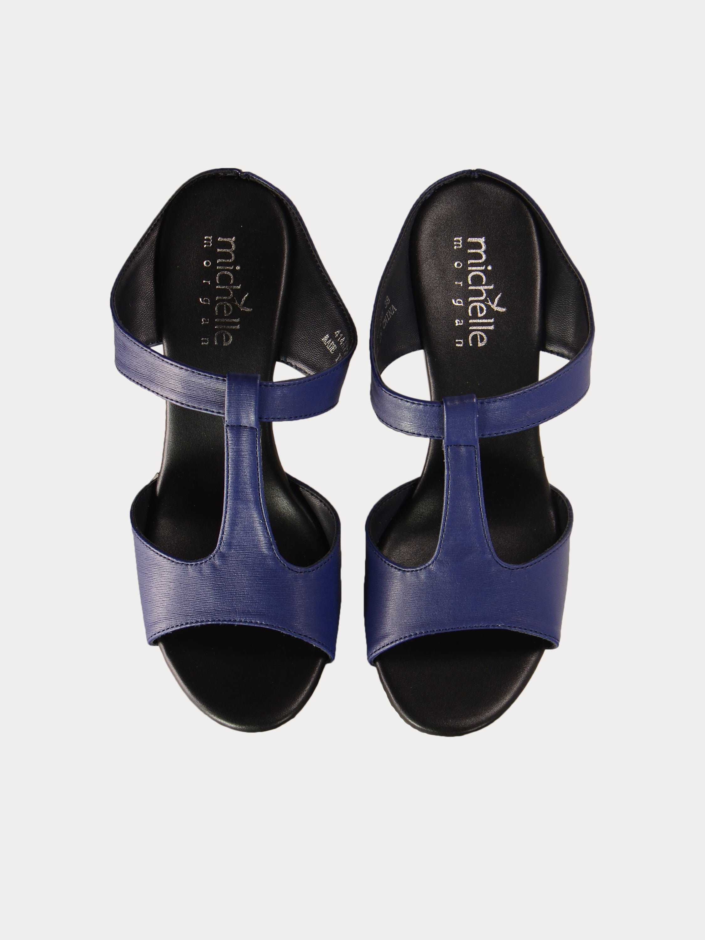 Michelle Morgan 414A7215 Anelize Heeled Sandals #color_Blue