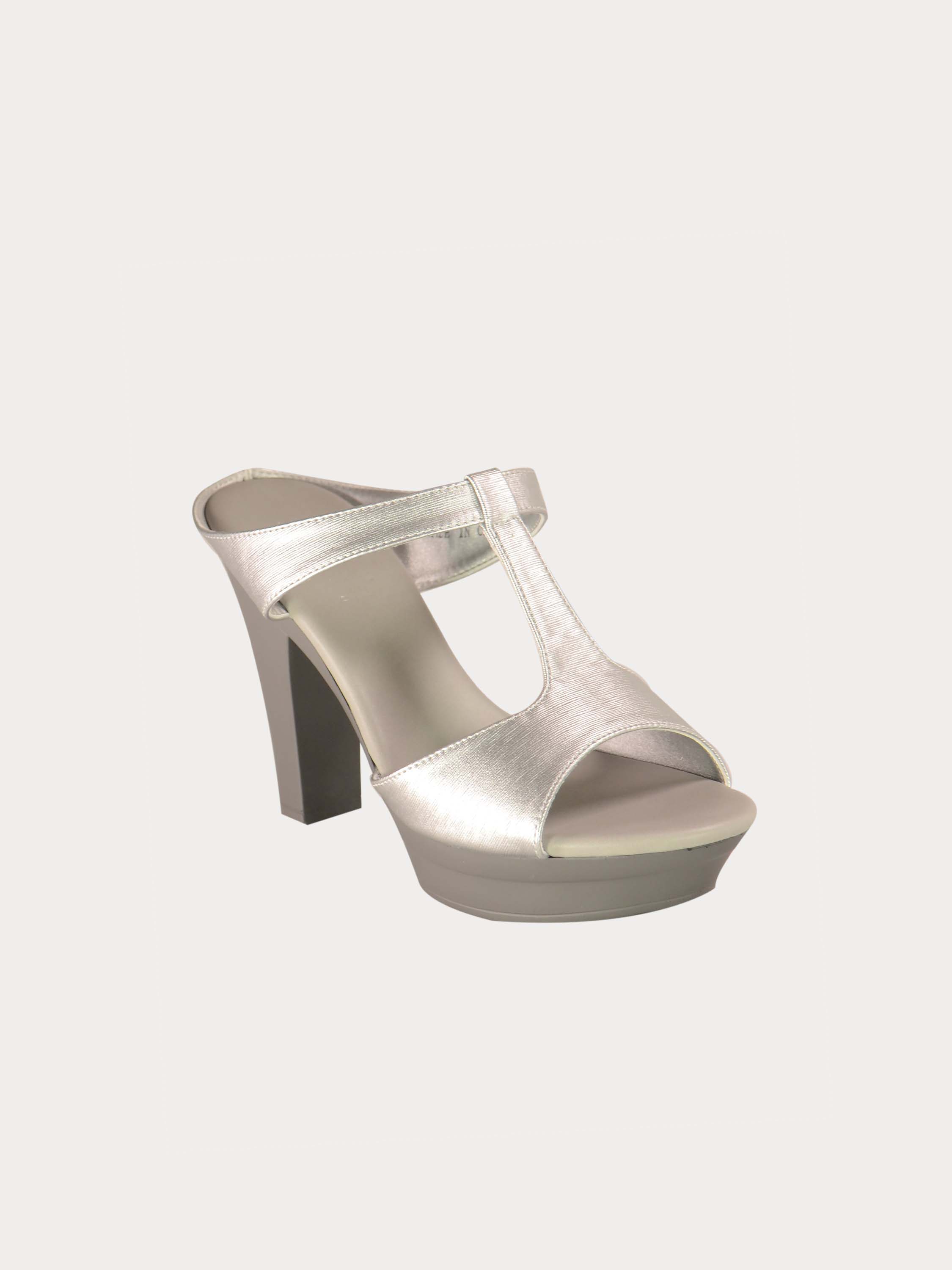 Michelle Morgan 414A7215 Anelize Heeled Sandals #color_Silver