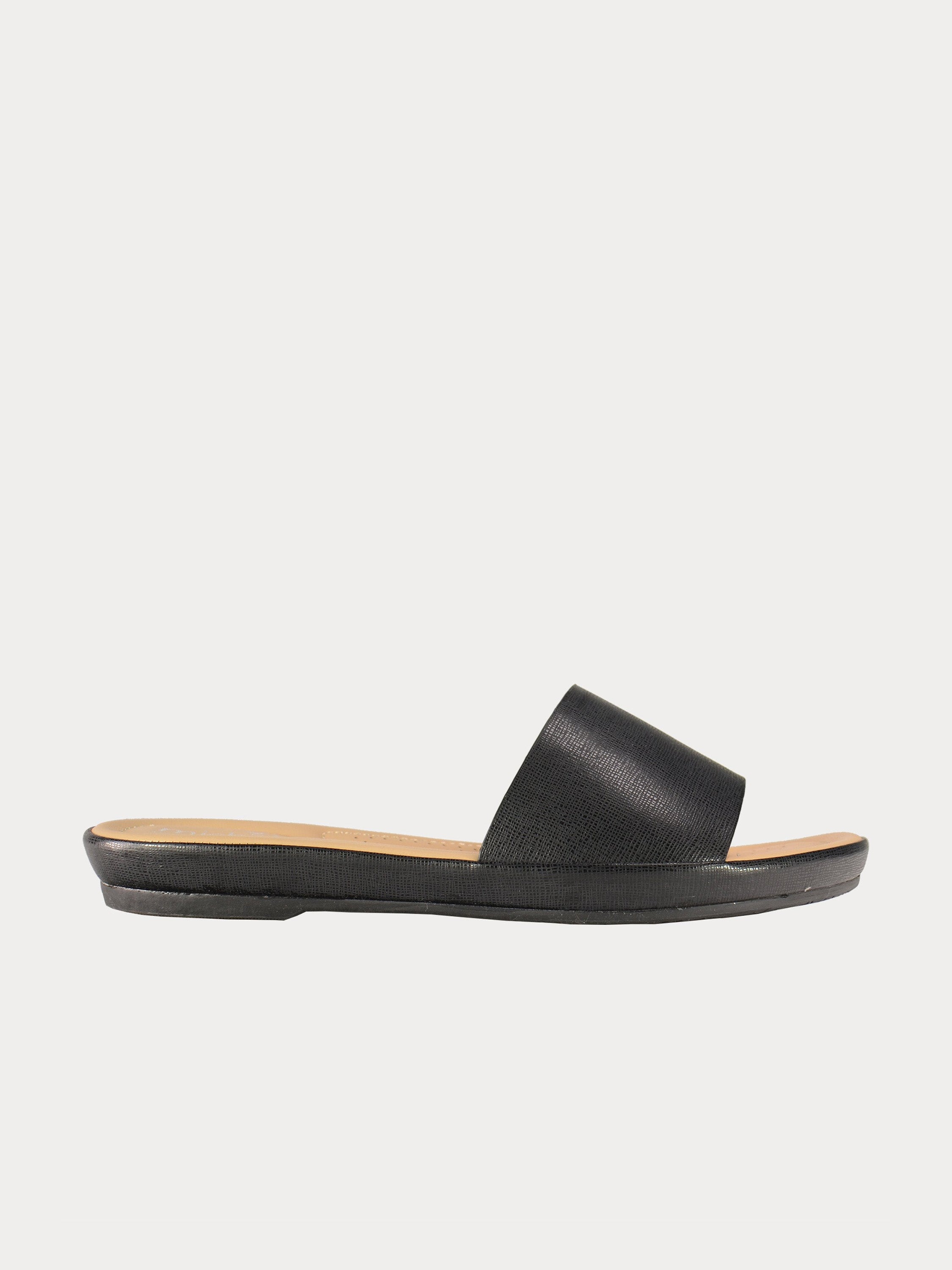 Michelle Morgan 91467 Birdseye Flat Sandals #color_Black