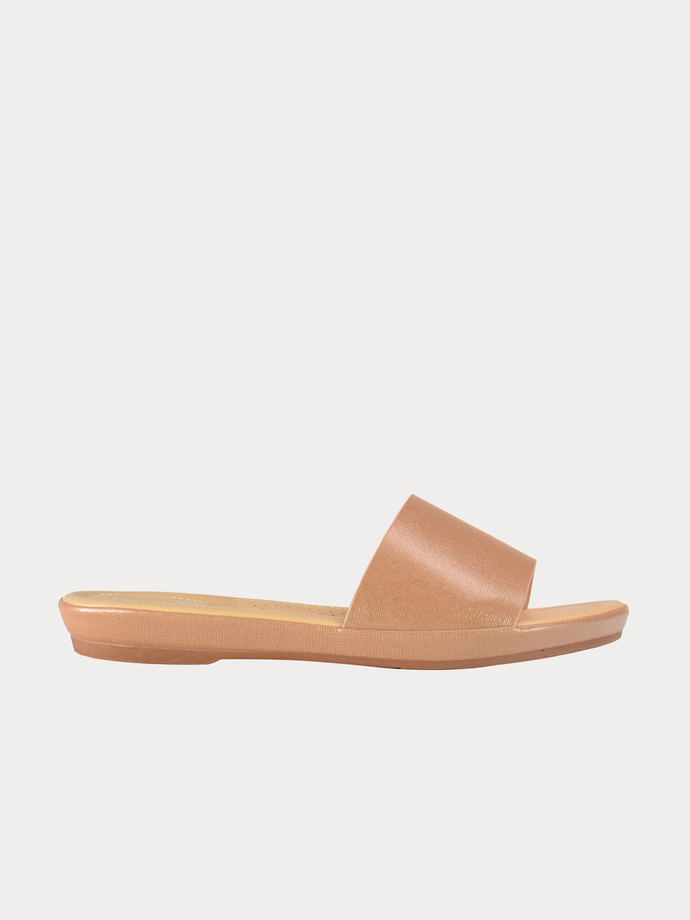 Michelle Morgan 91467 Birdseye Flat Sandals #color_Beige