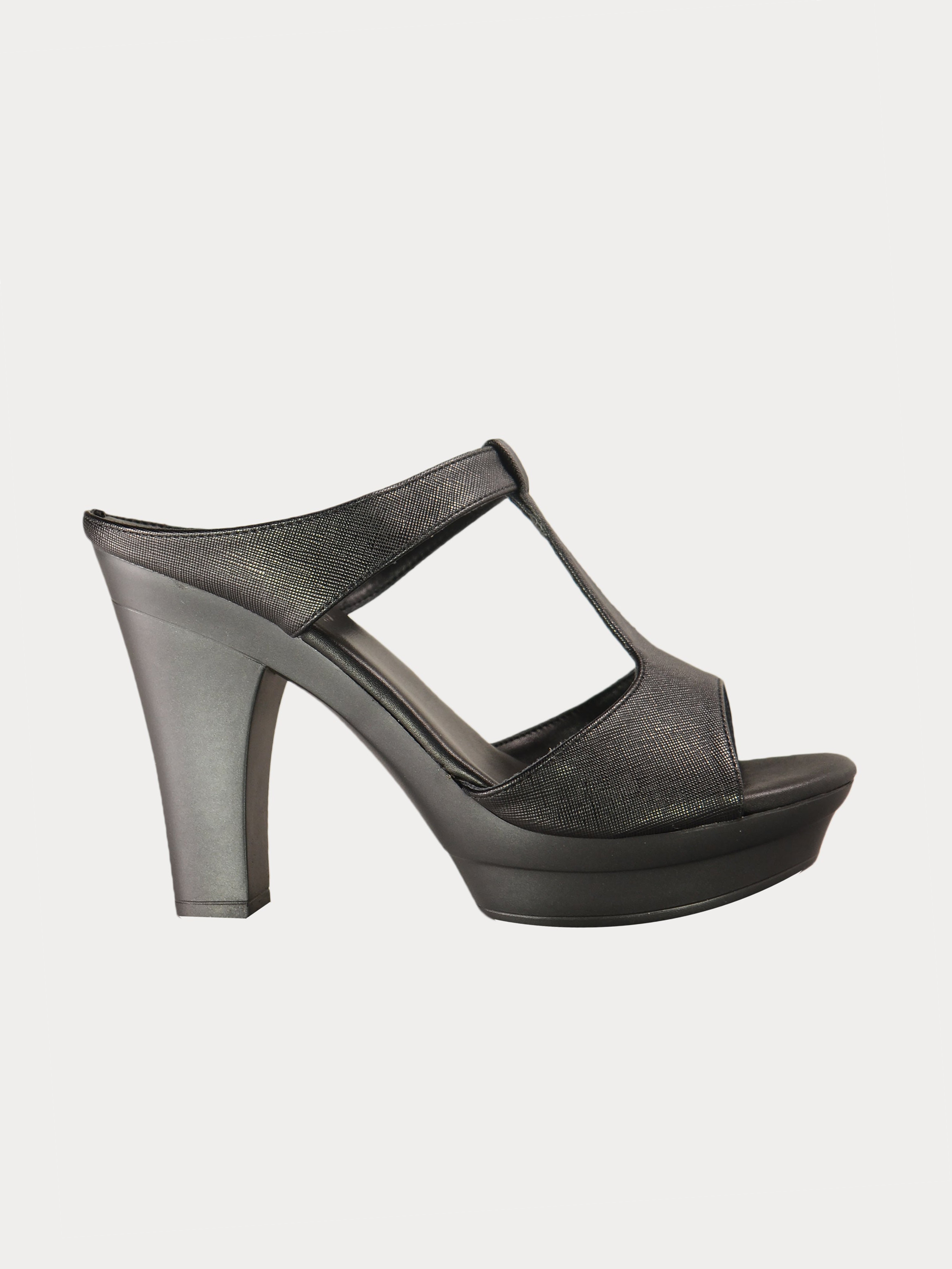 Michelle Morgan 414A7215 Flame Stitch Heeled Sandals #color_Black