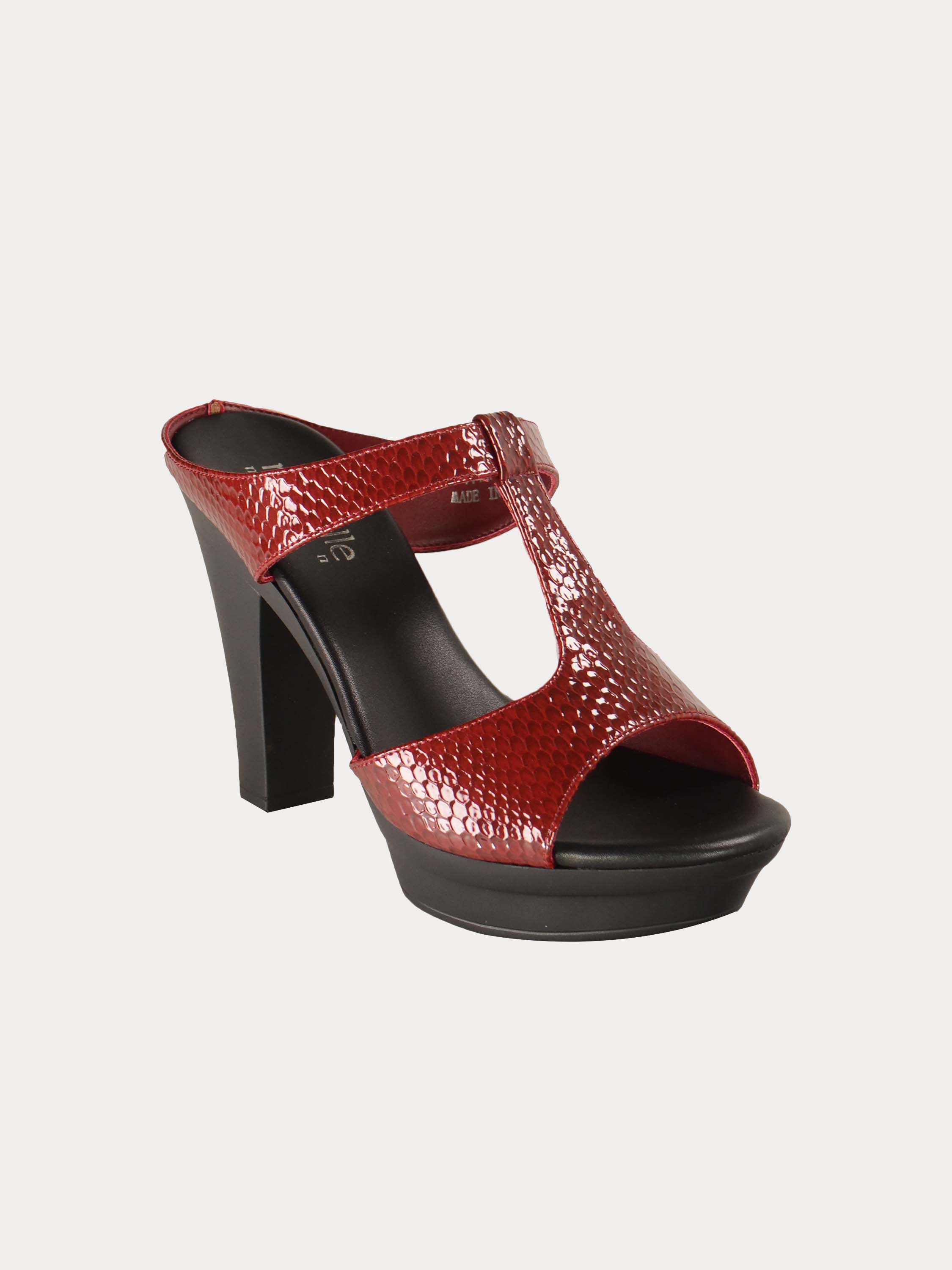 Michelle Morgan 414A7215 Imperial Heeled Sandals #color_Maroon