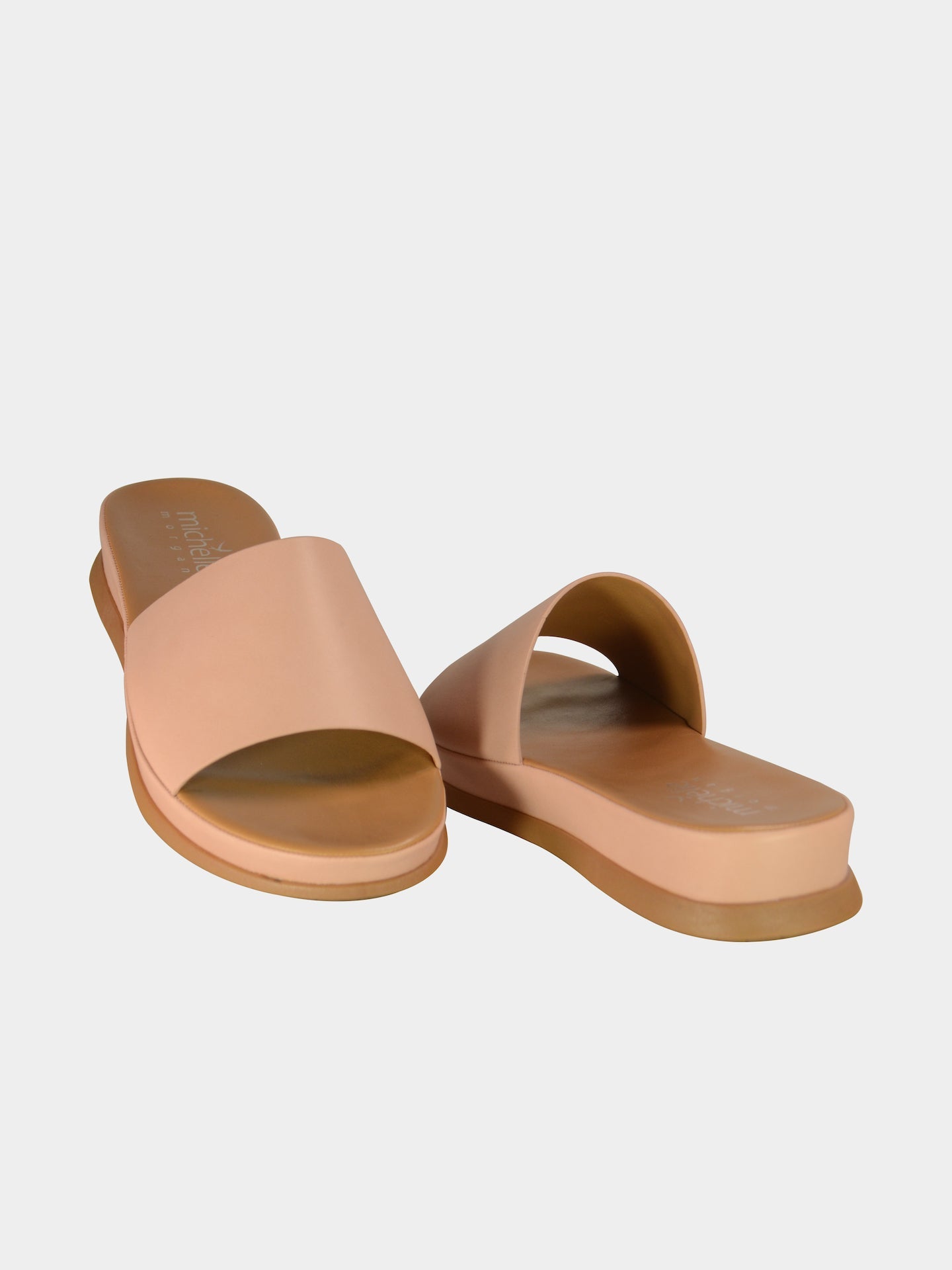 Michelle Morgan 014RJ101 Women's Flat Sandals #color_Pink