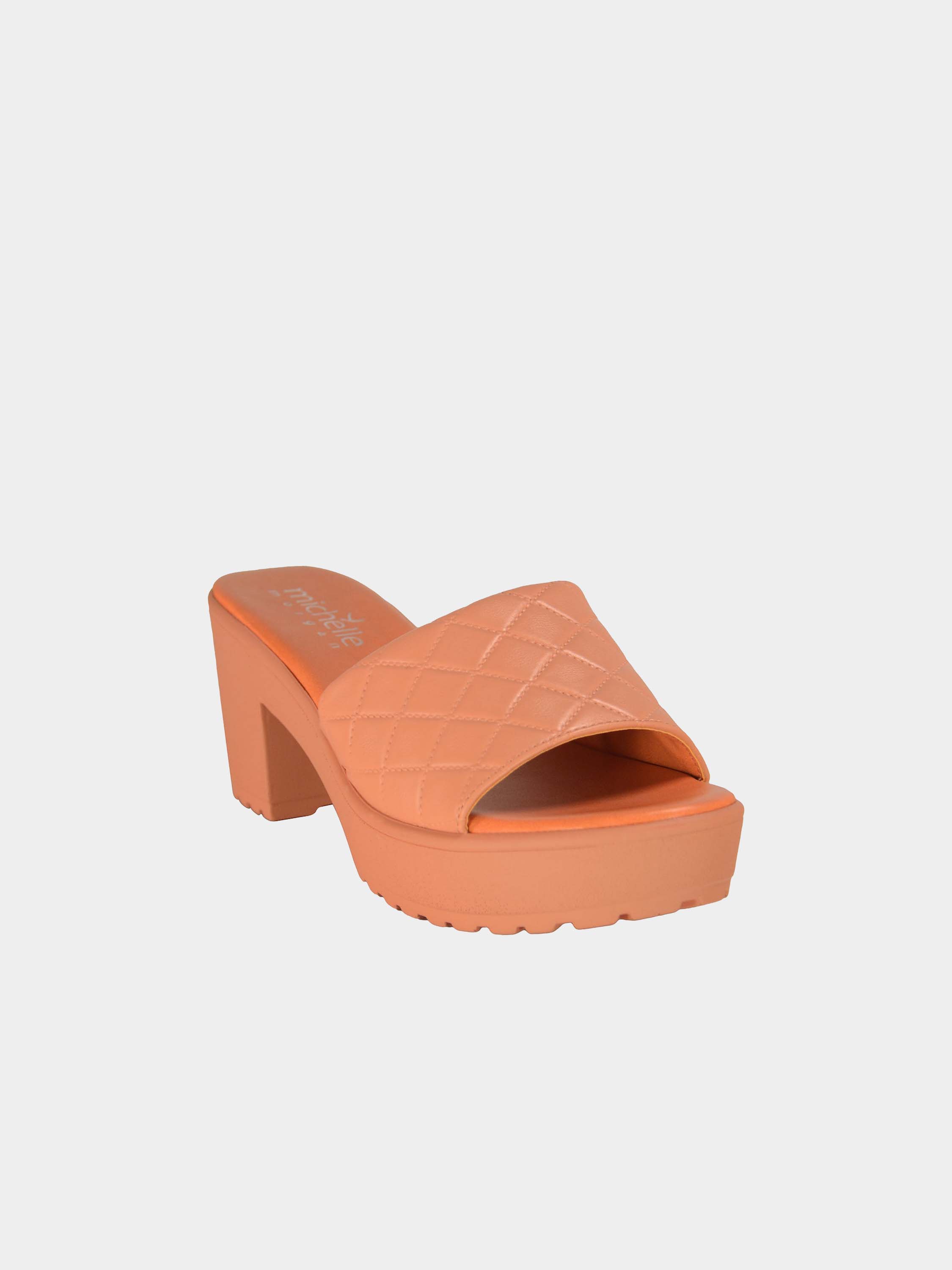 Michelle Morgan 014RJC61 Women's Heeled Sandals #color_Pink