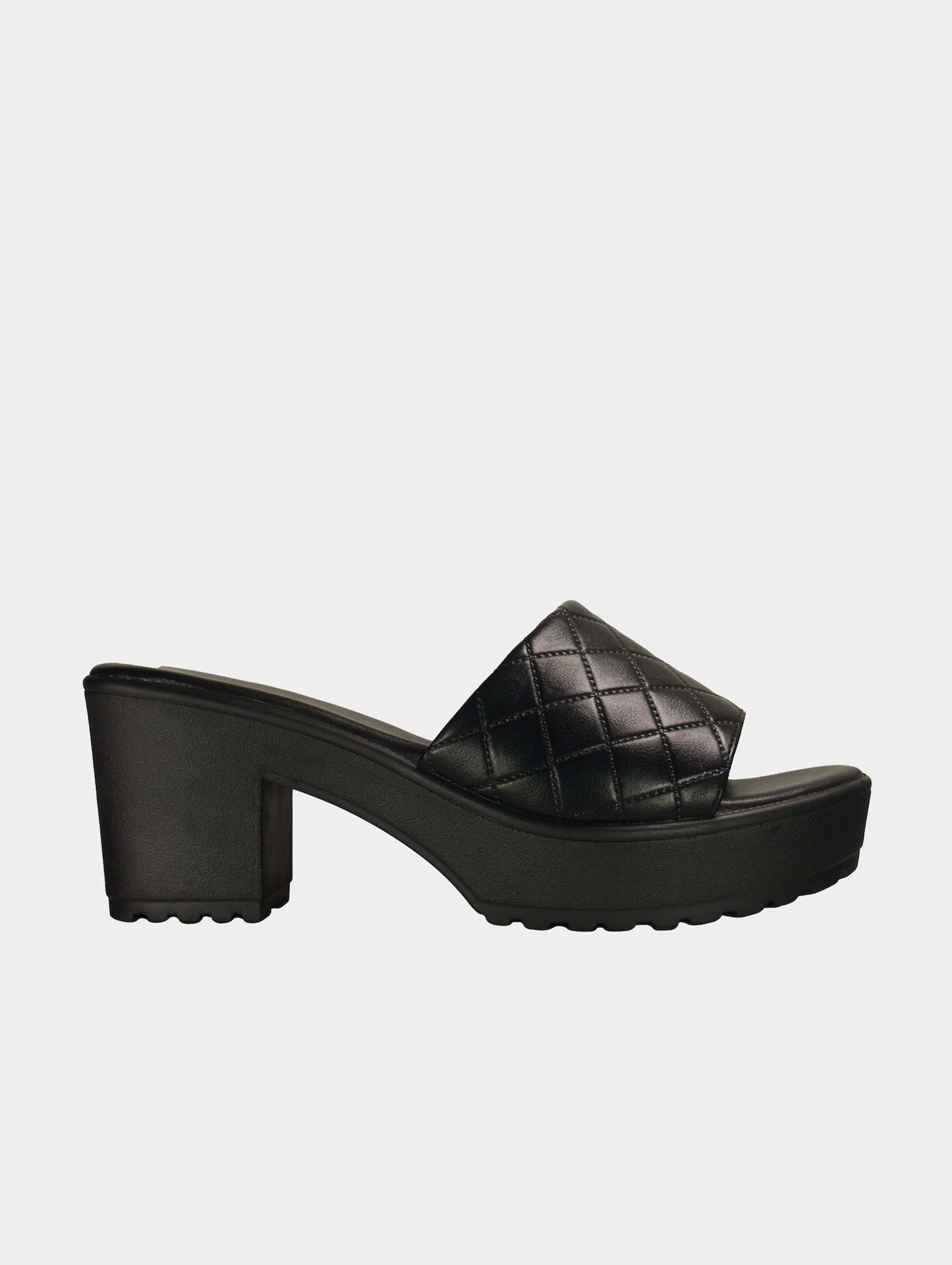 Michelle Morgan 014RJC61 Women's Heeled Sandals #color_Black