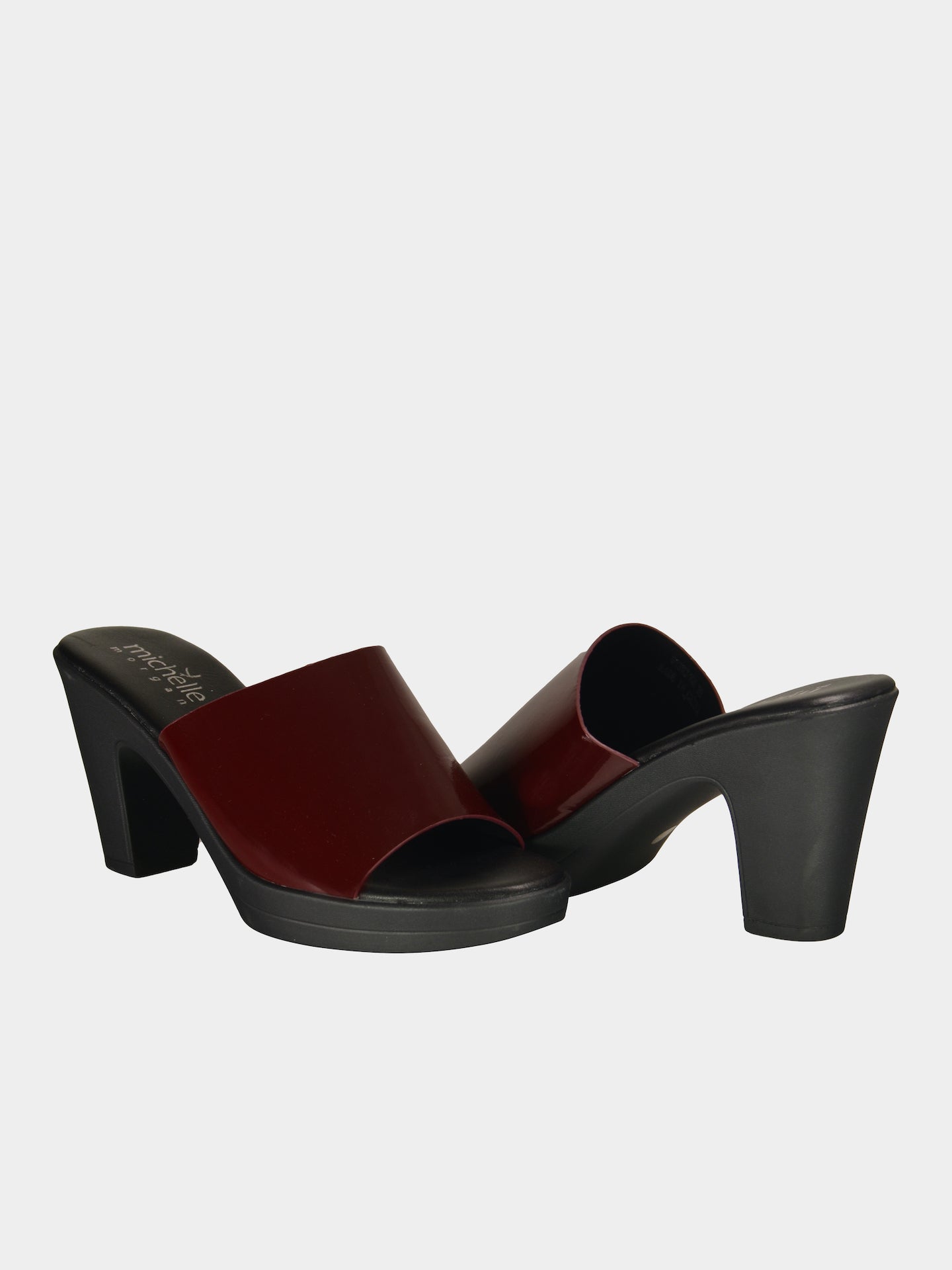 Michelle Morgan 913RJ166 Women's Heeled Sandals #color_Maroon