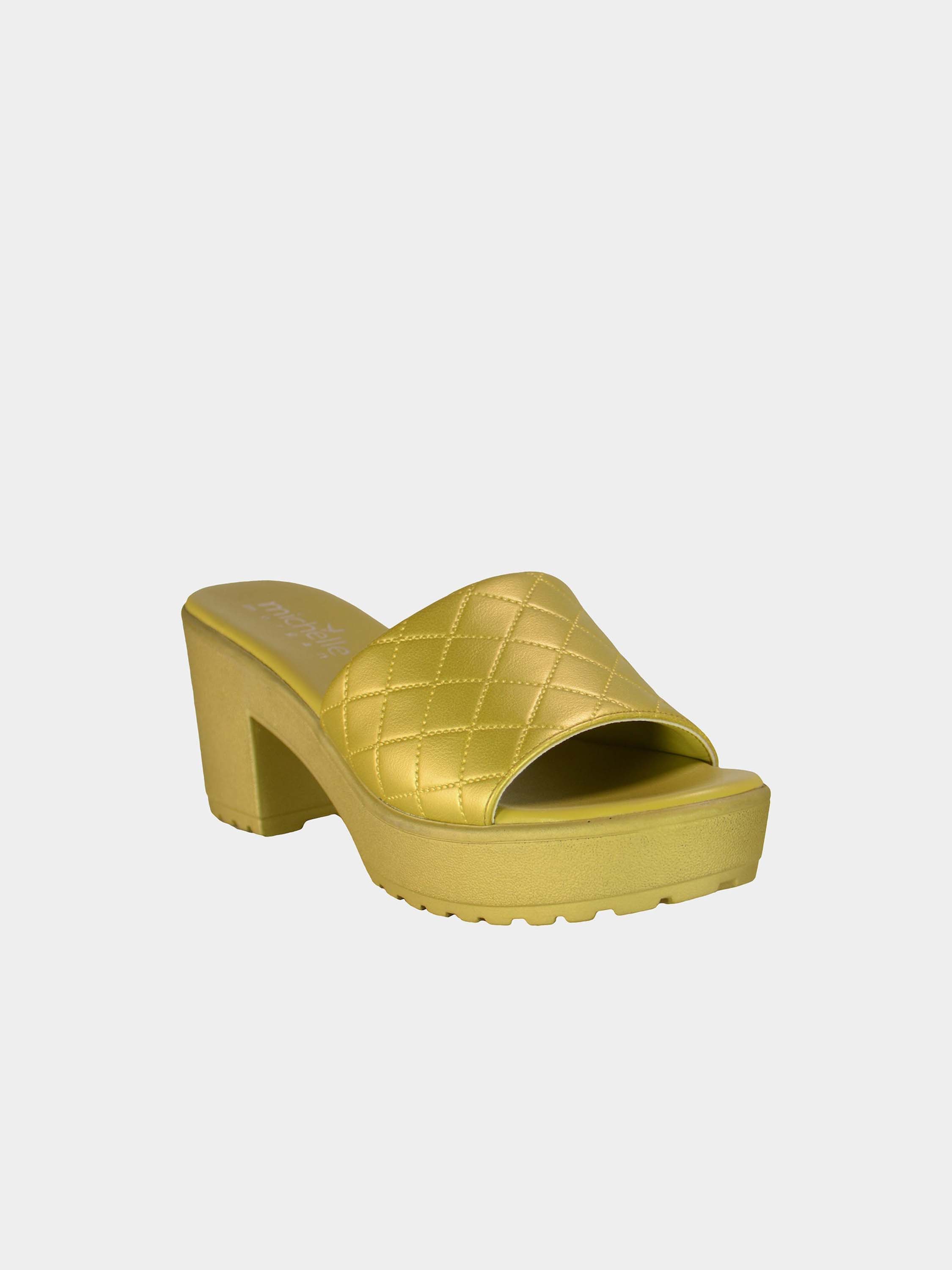 Michelle Morgan 014RJC61 Women's Heeled Sandals #color_Gold