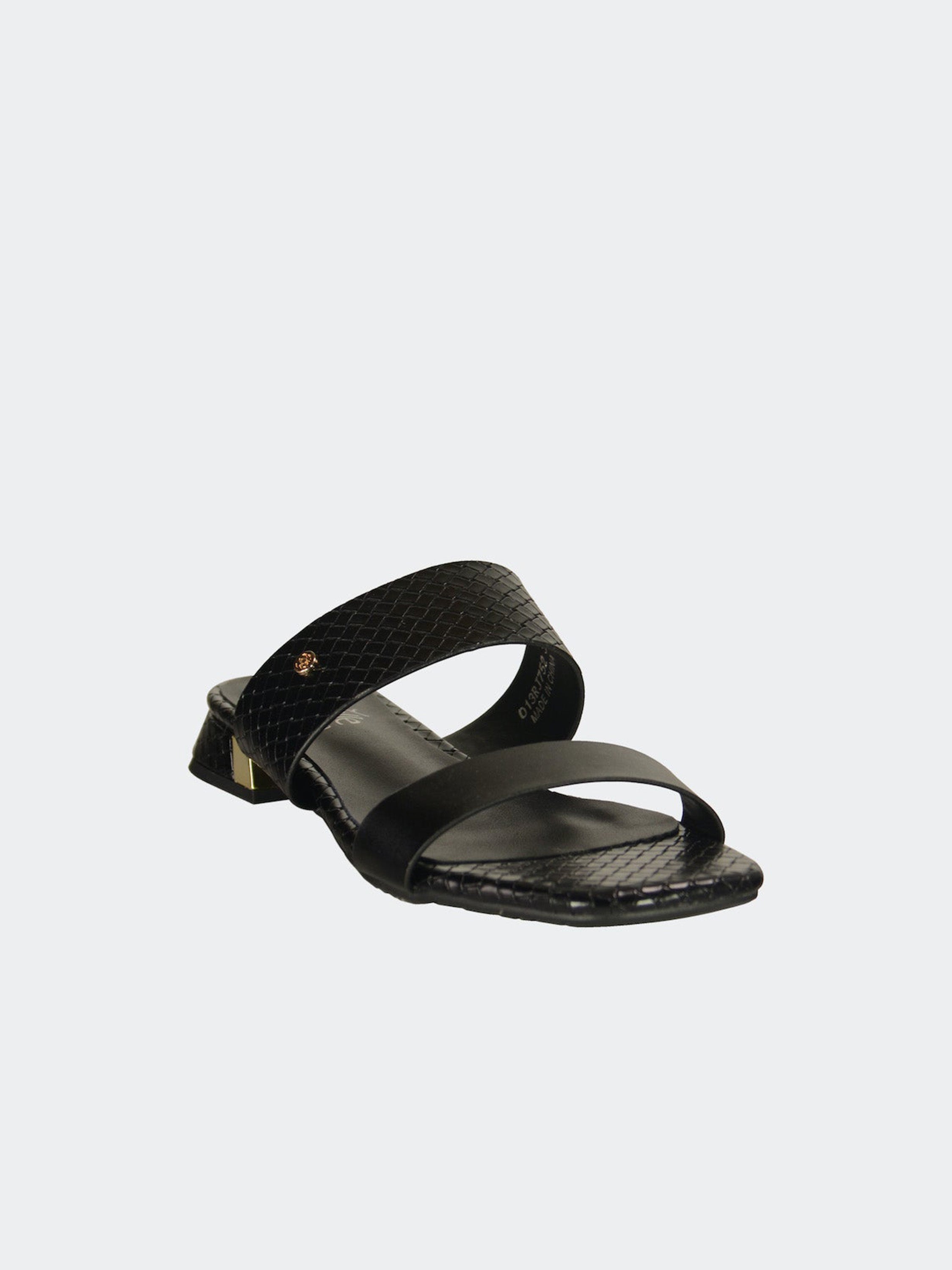 Michelle Morgan 013RJ752 Women's Heeled Sandals #color_Black