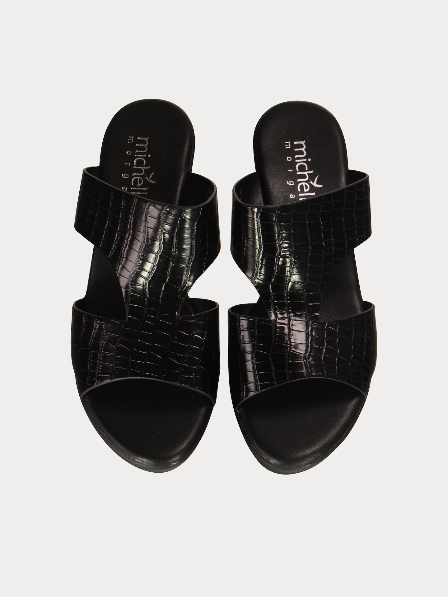 Michelle Morgan 913RJ095 Women's Heeled Sandals #color_Black