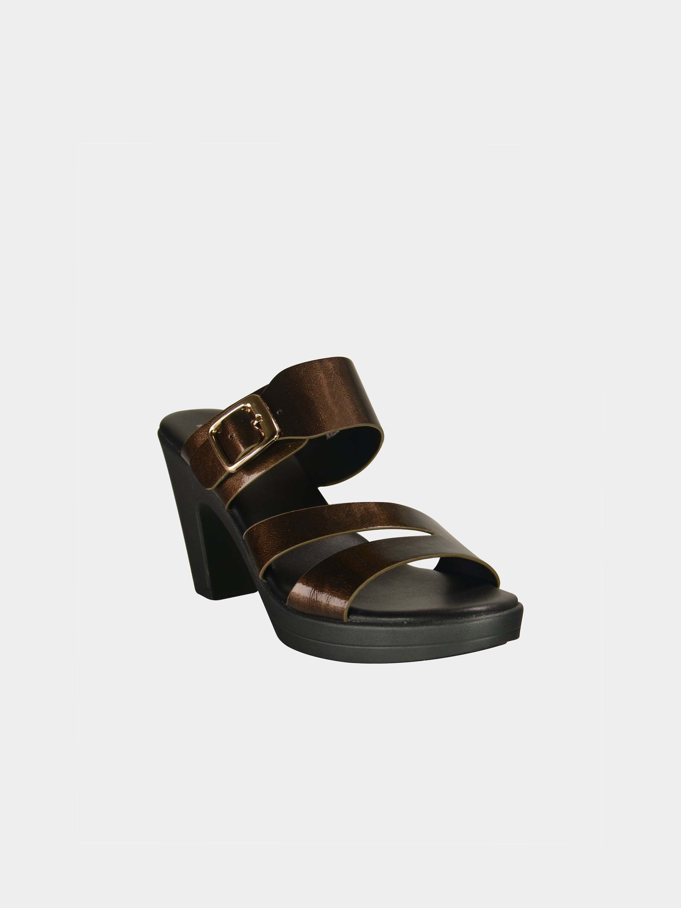 Michelle Morgan 913RJ163 Women's Heeled Sandals #color_Brown