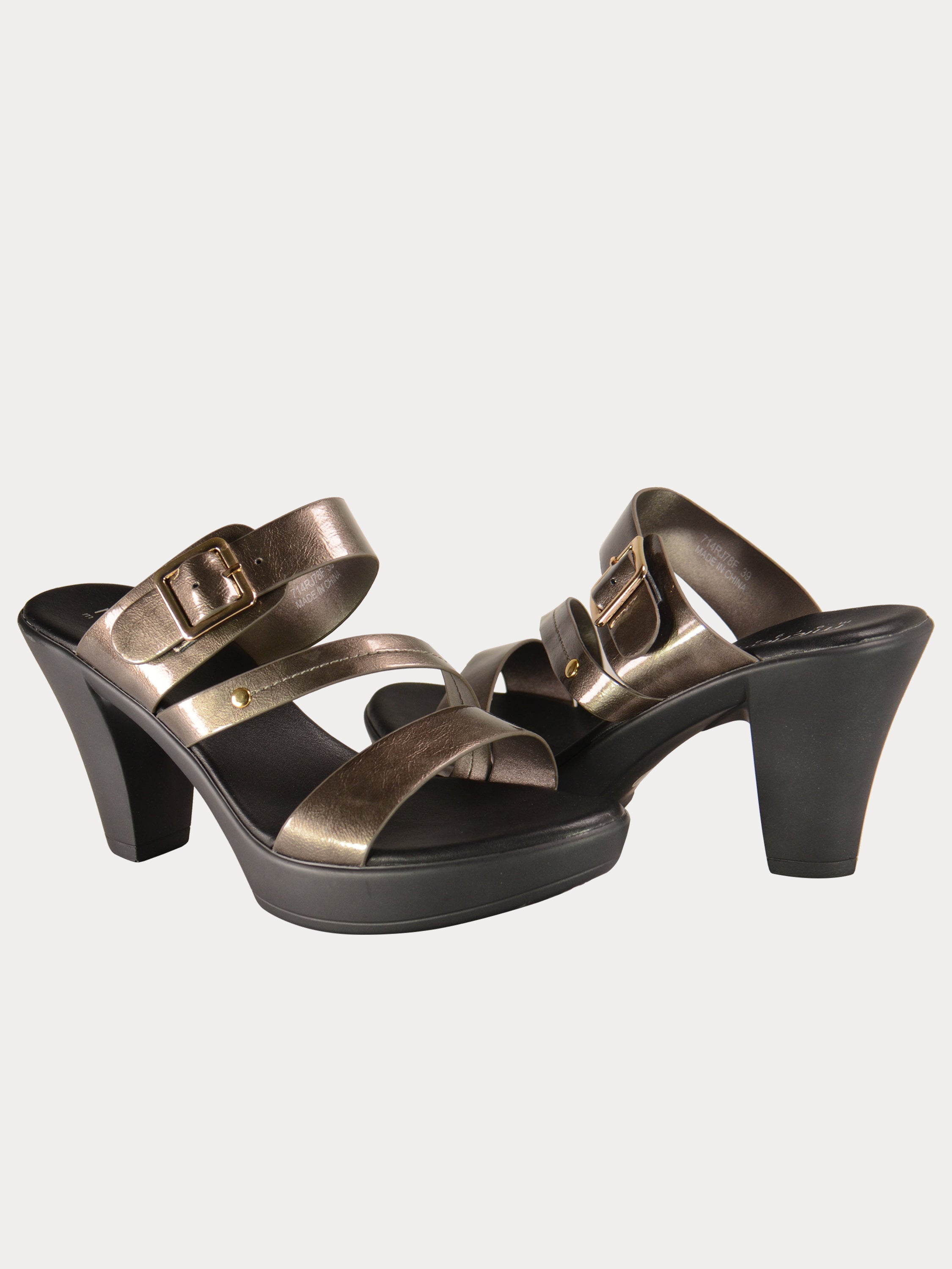 Michelle Morgan 714780 Women's Heels Sandals #color_Gold