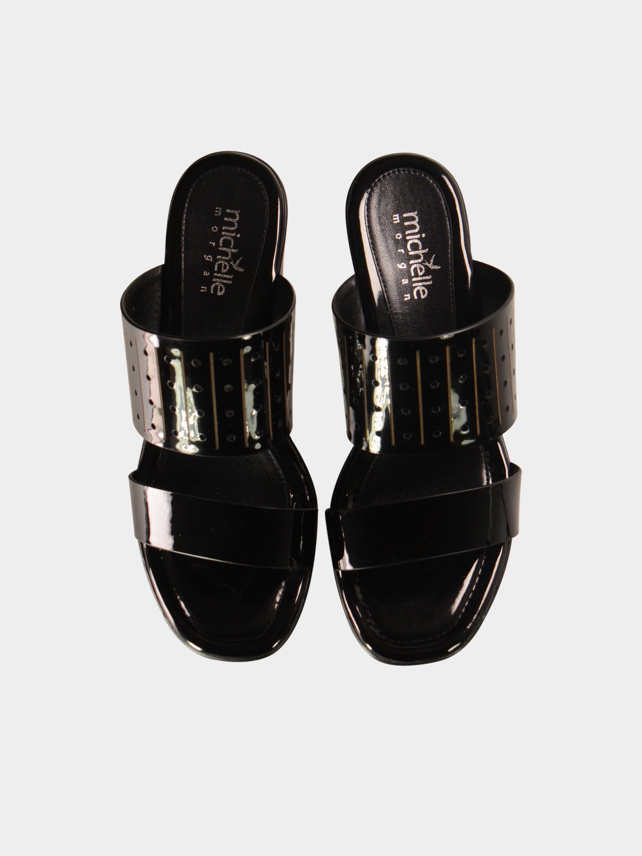 Michelle Morgan 019283 Women's Platform Sandals #color_Black