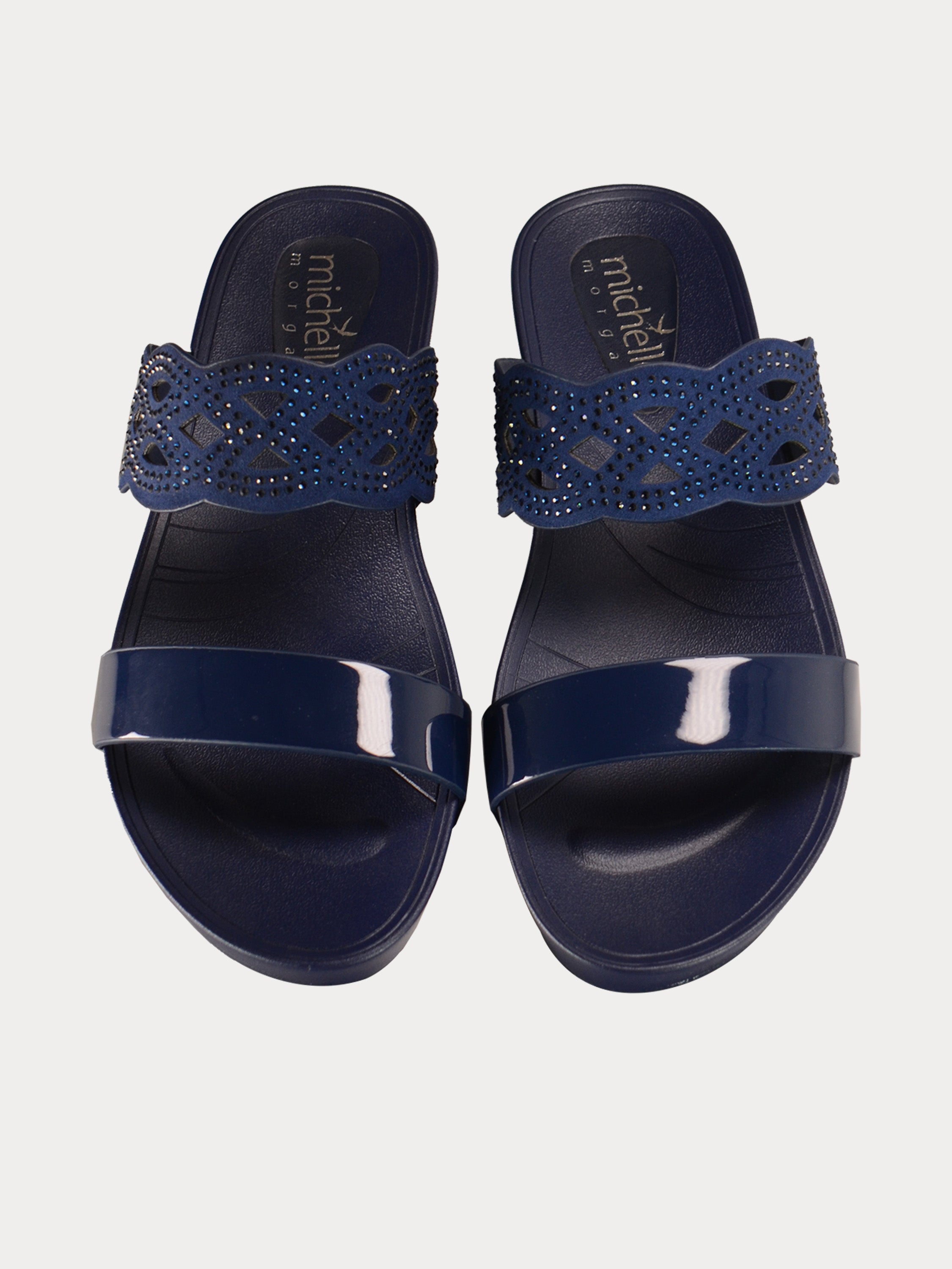 Michelle Morgan Women's Platform Sandals #color_Navy