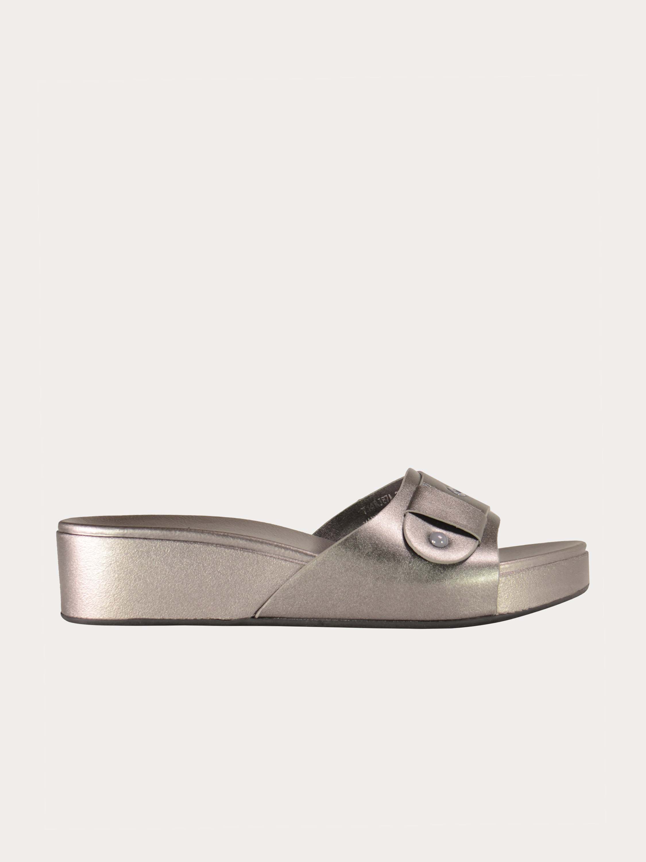Michelle Morgan 714870 Women's Slider Sandals #color_Grey