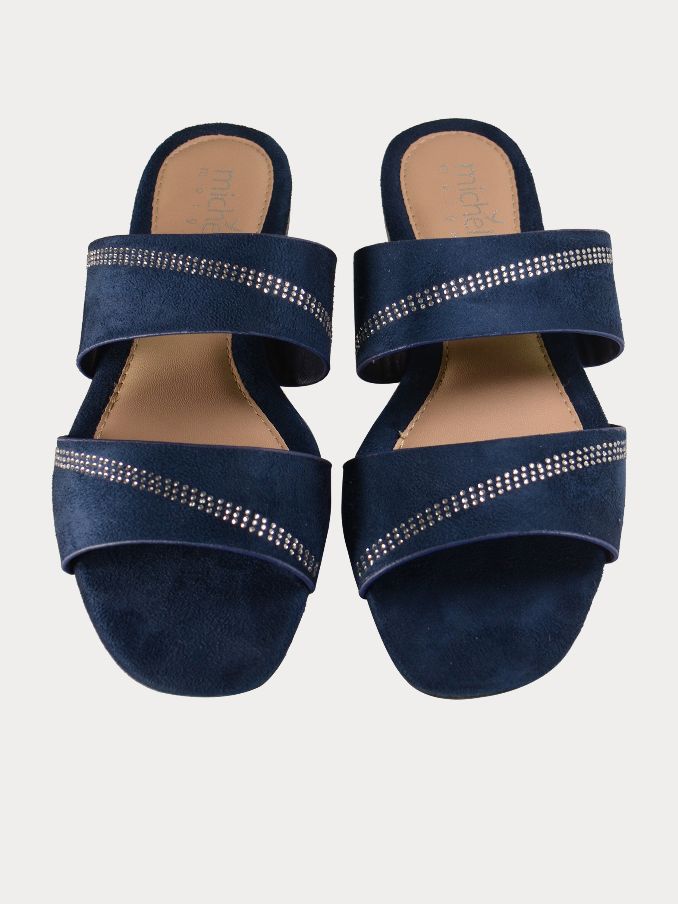 Michelle Morgan 814170 Women's Slider Sandals #color_Navy