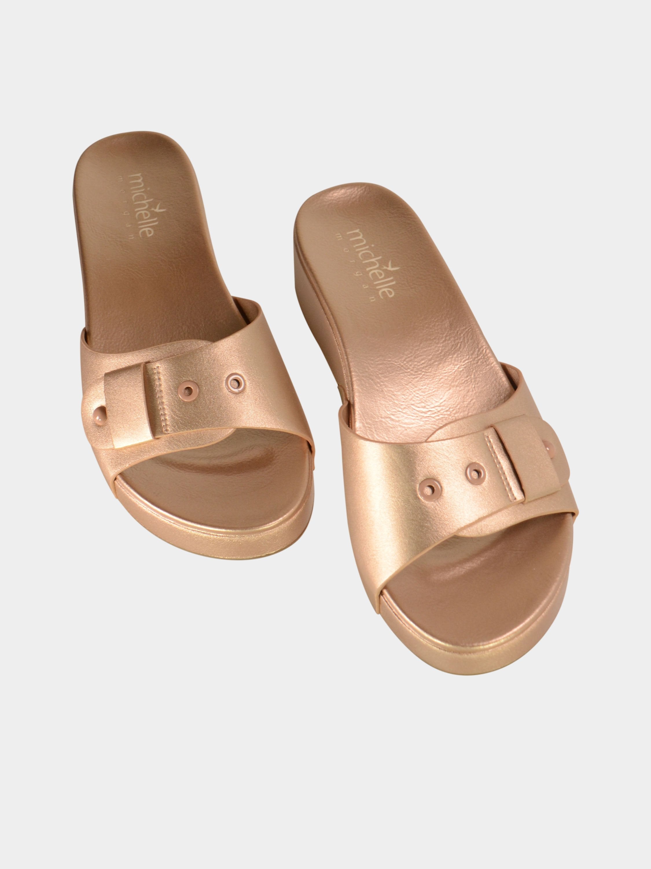 Michelle Morgan 714870 Women's Slider Sandals #color_Pink