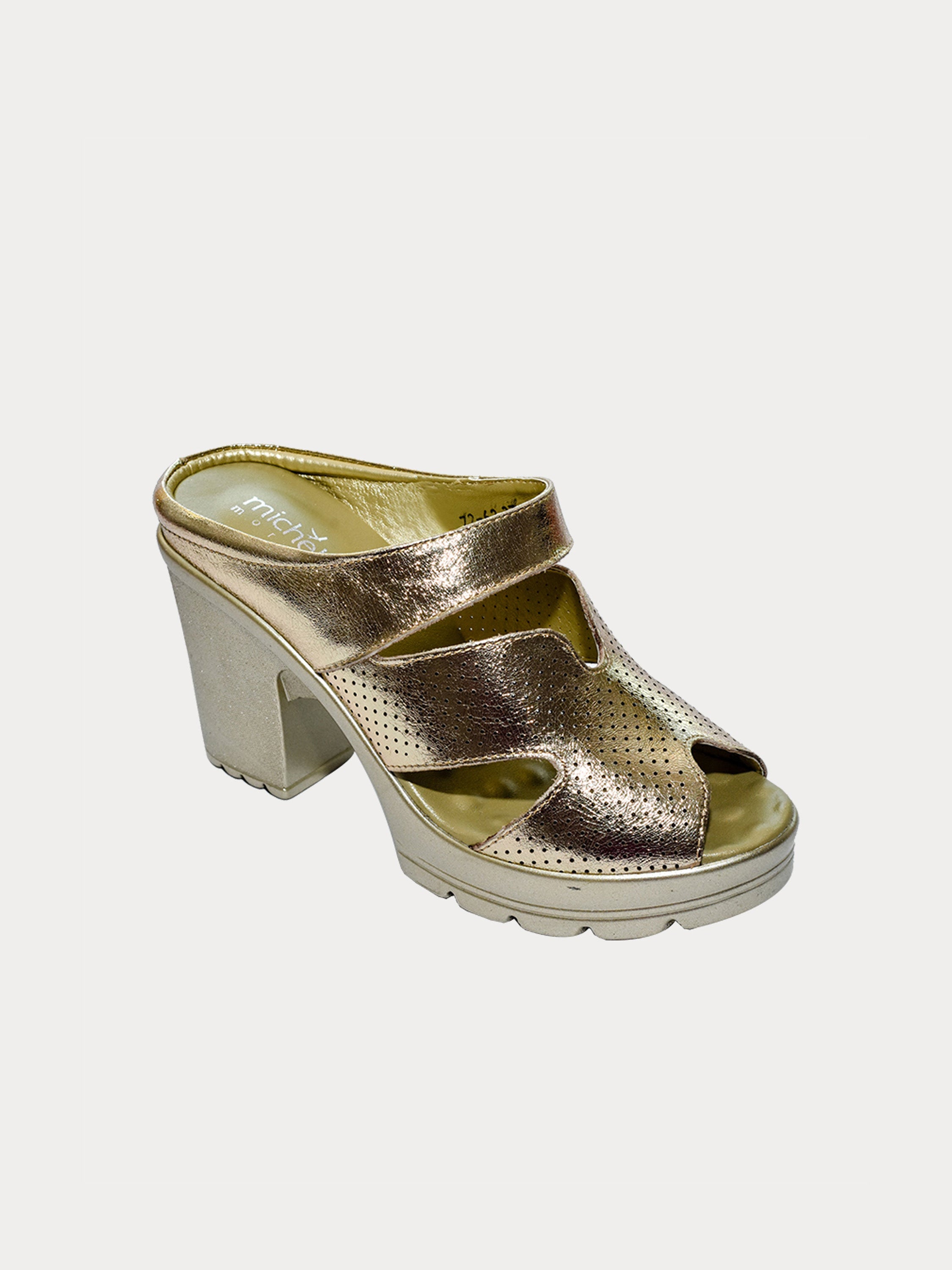 Michelle Morgan 8737262 Women's Wedge Sandals #color_Gold